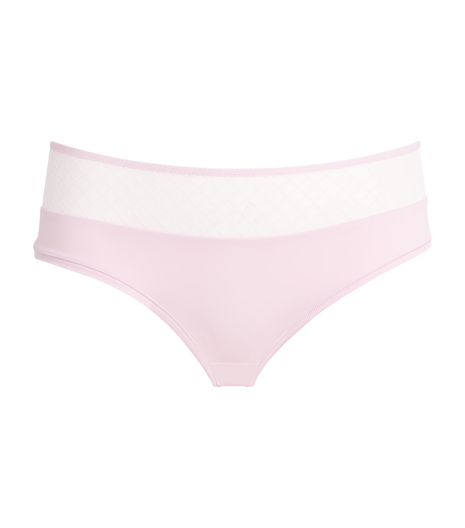 Chantelle Womens SoftStretch Shorty Fleurs Briefs Candy Pink Image 1