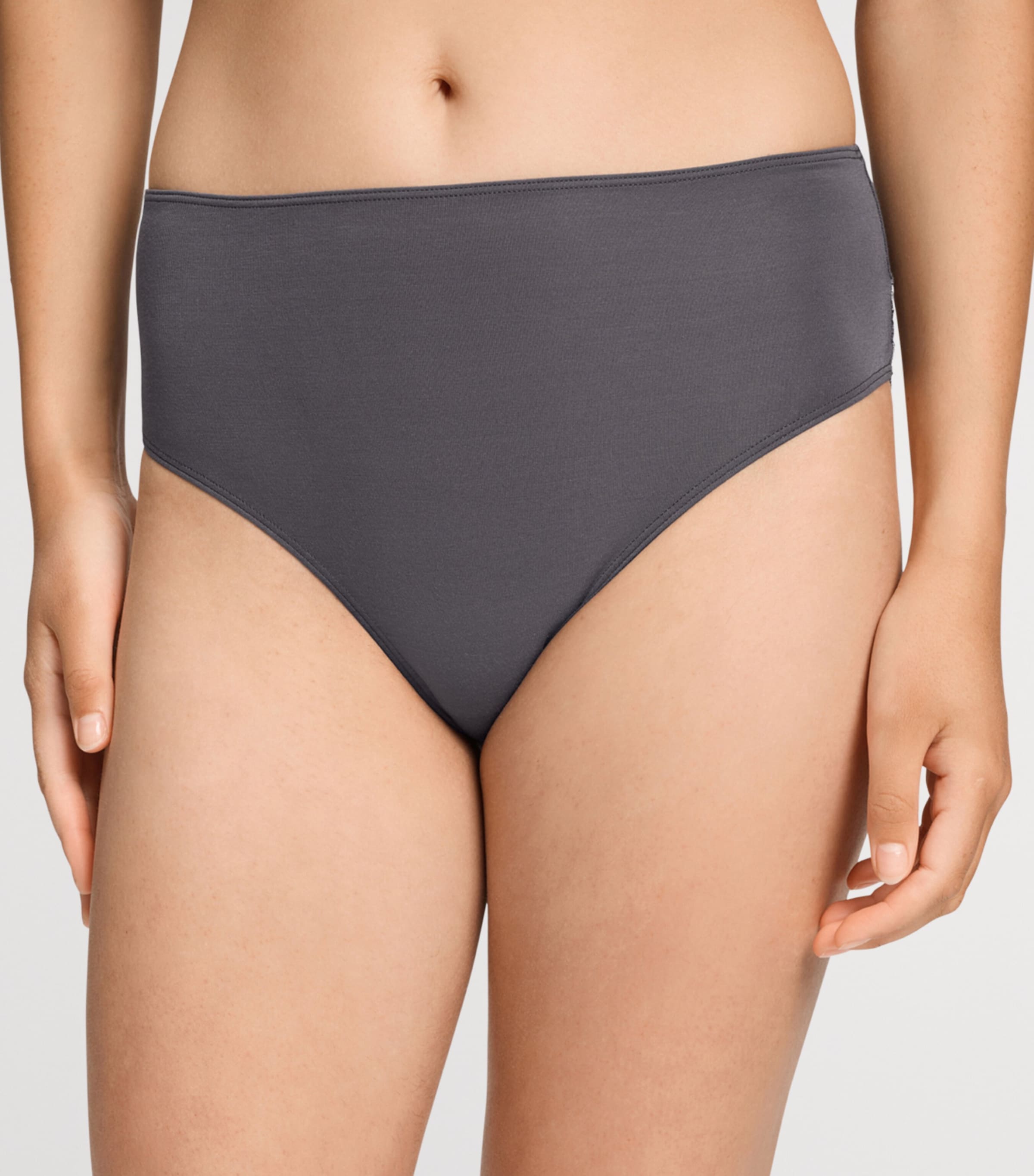 Hanro Womens Lace-Trim Midi Briefs Boulevard Image 4