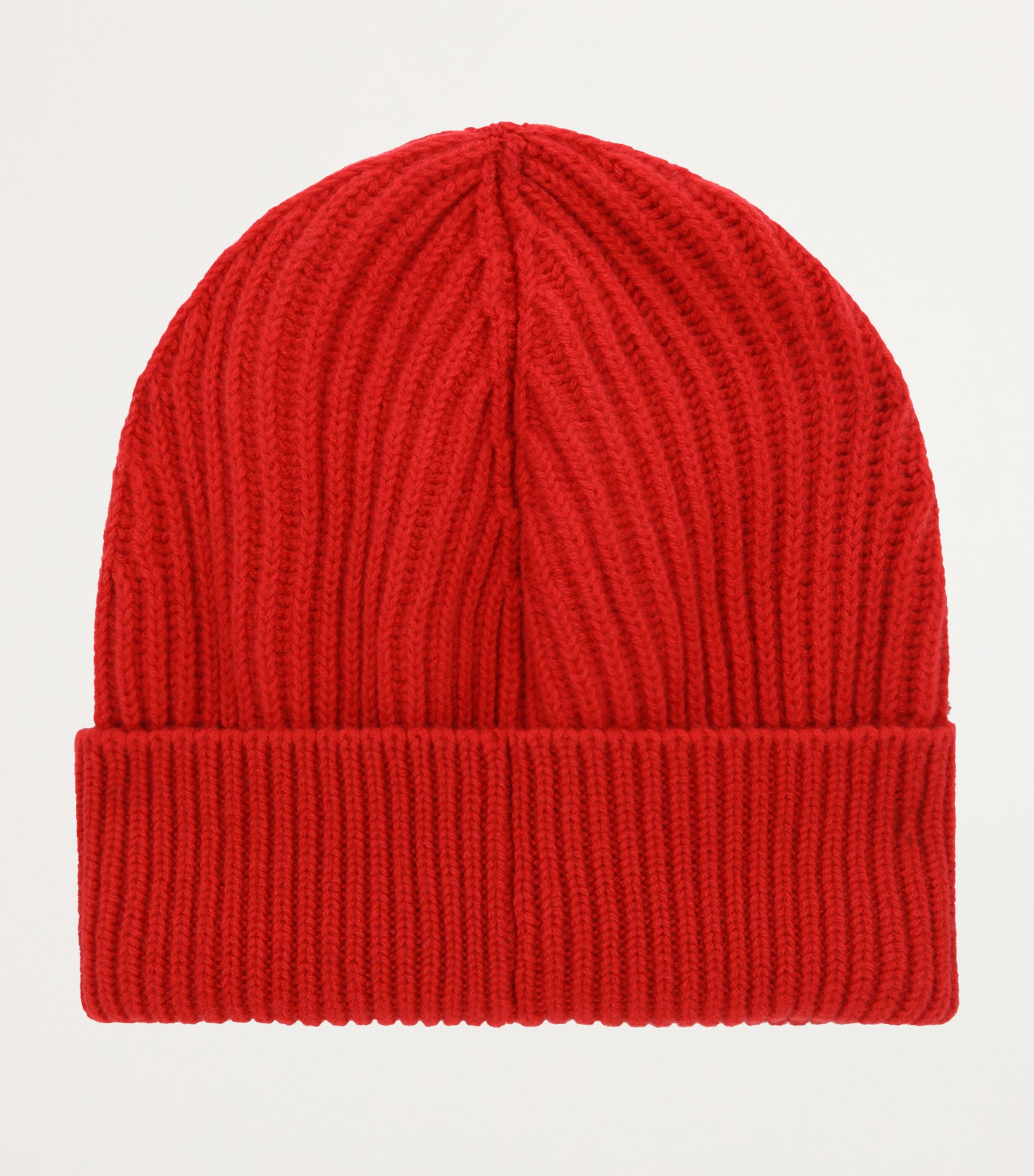 Logo-Plaque Beanie R0026-LIGHT BORDEAUX Image 2