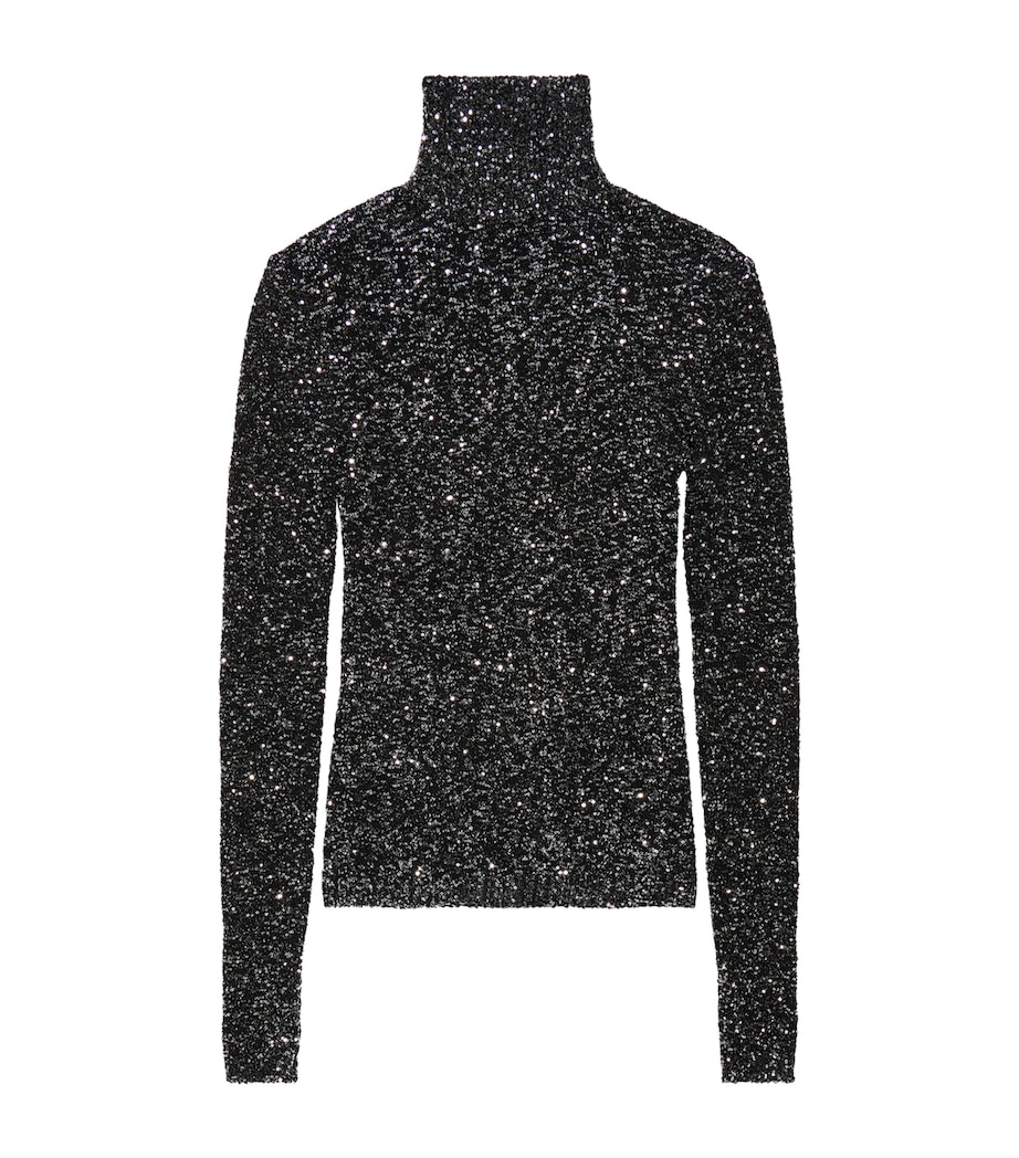 Sequin Rollneck Top 1073 Image 1