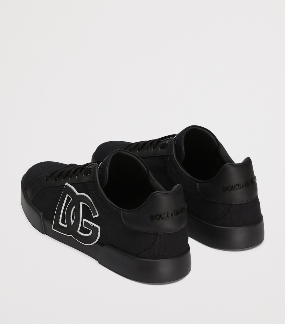 Portofino Low-Top Sneakers 8B956-BLACK/BLACK Image 3
