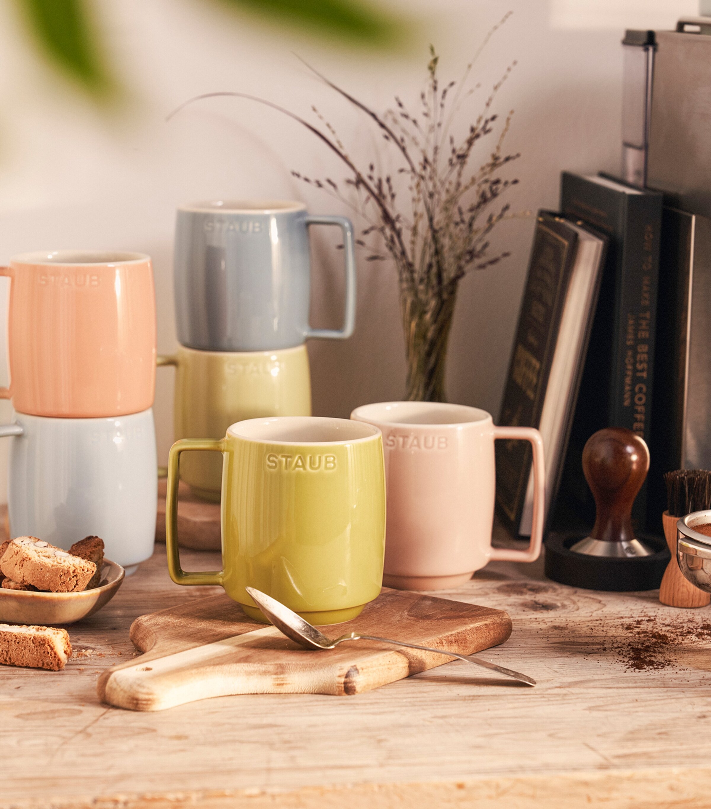 Staub Set of 6 Mugs Mixed Colours Image 2