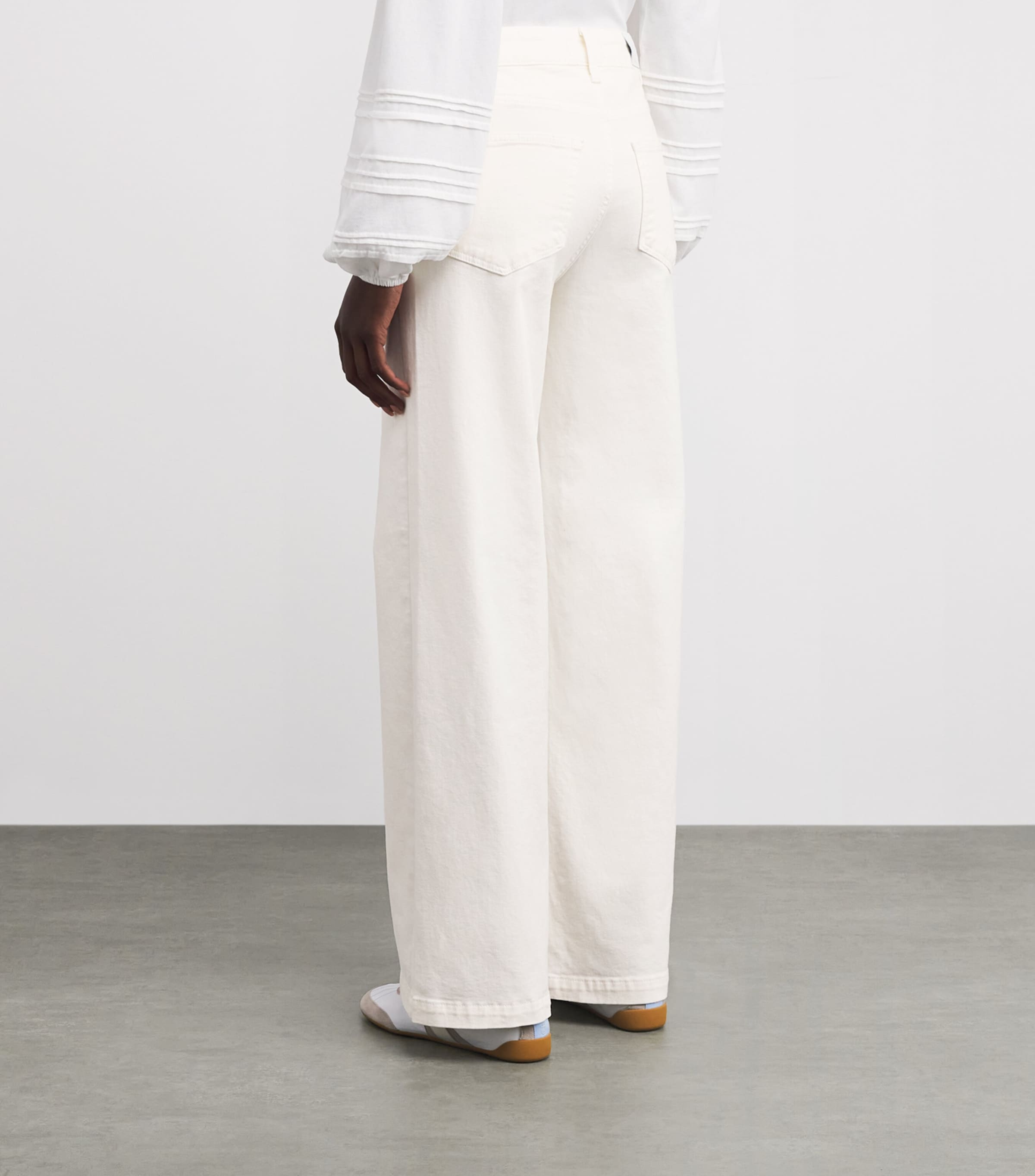 Anessa Wide-Leg Jeans TONAL ECRU Image 4