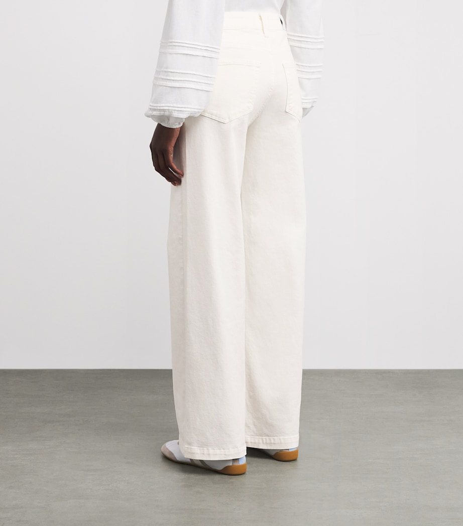 Anessa Wide-Leg Jeans TONAL ECRU Image 4