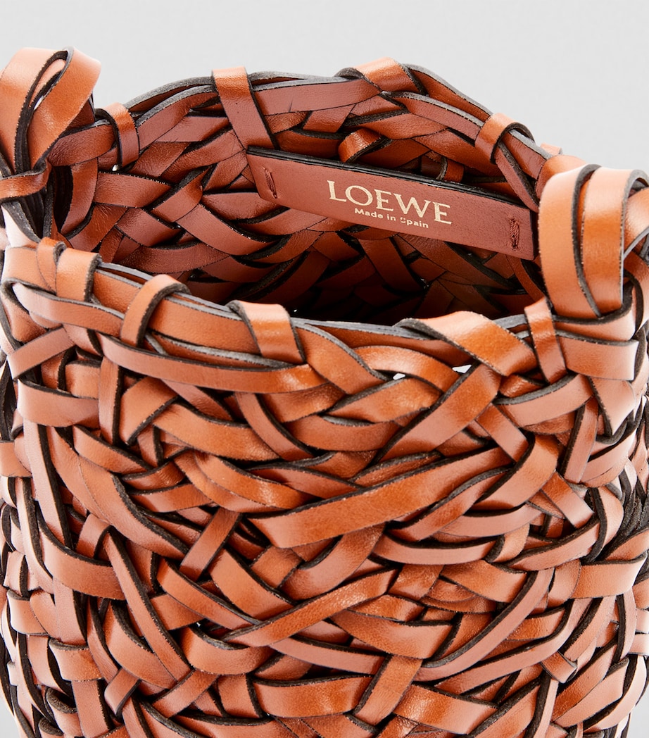 Small Leather Nest Bag TAN Image 10