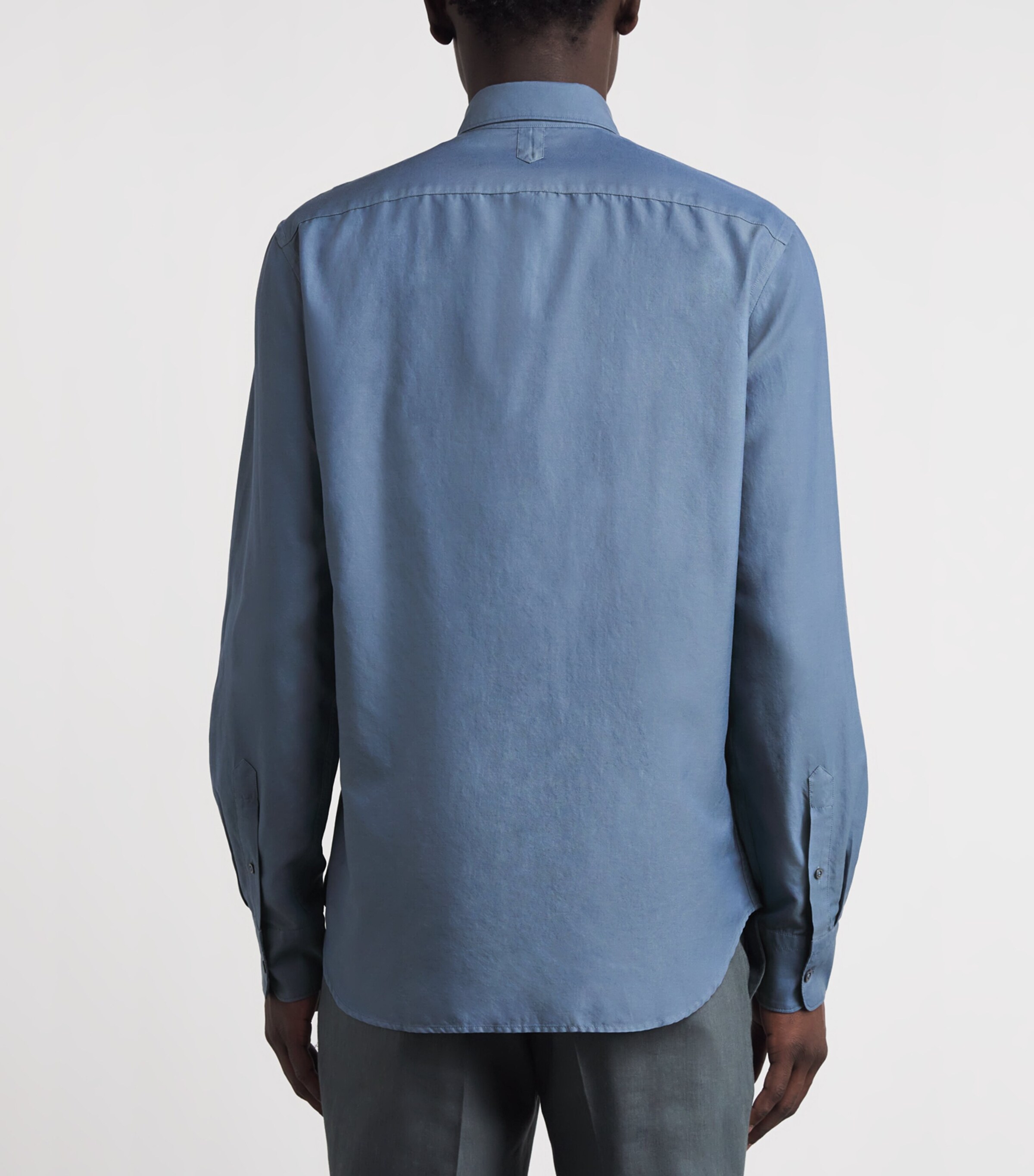 Canali Mens Cotton-Silk Shirt Image 5