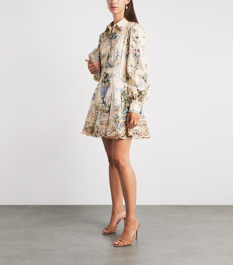 Camilla Womens Stretch-Cotton Midsummer Masterpiece Mini Shirt Dress Midsummer Msterpiece Image 2