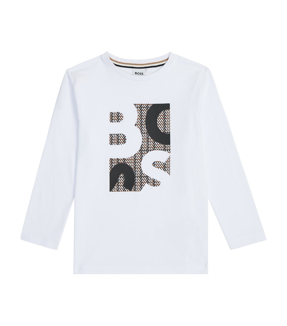 Cotton Logo T-Shirt (4-16 Years) WHITE Image 1