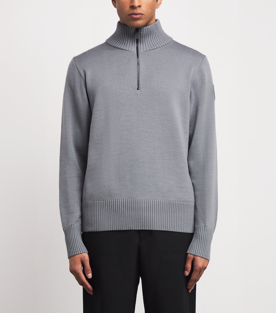 Rosseau Quarter-Zip Sweater STRATUS GREY 9838 Image 3