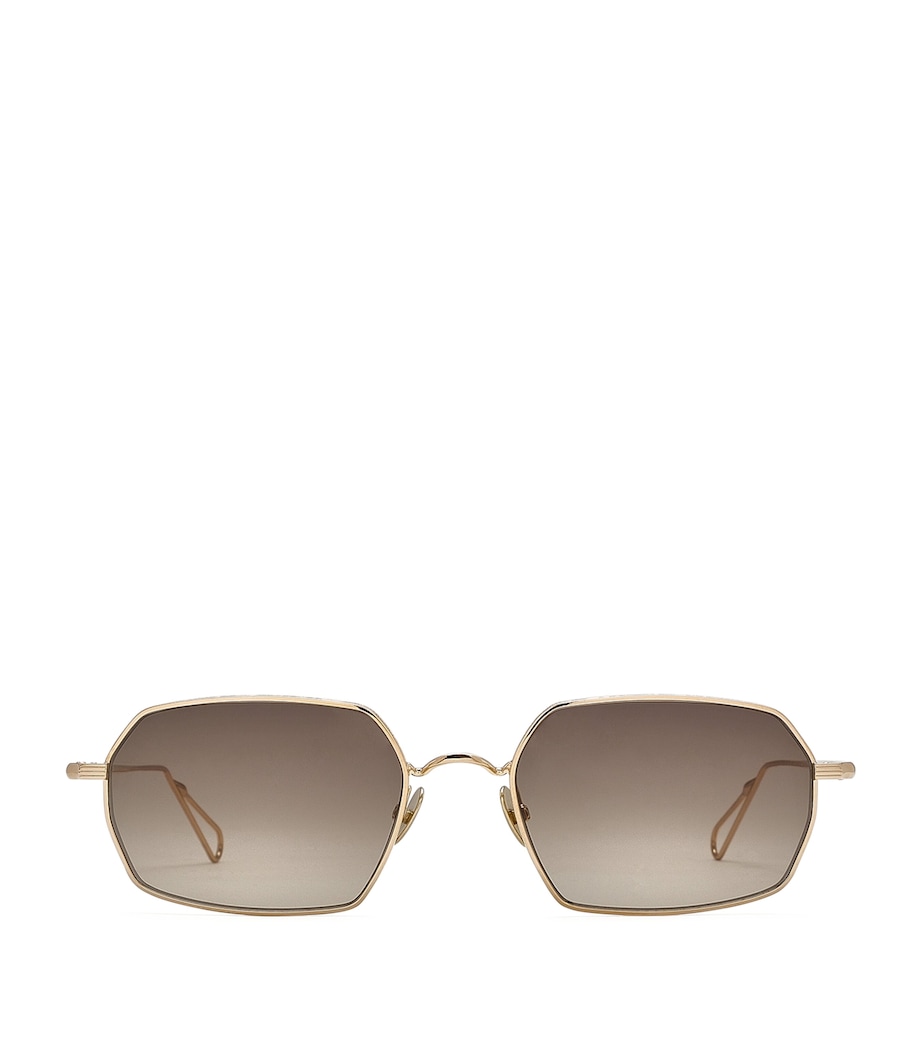 Ahlem Colisee Rectangle Sunglasses Champagn/ Rain Grad Image 1