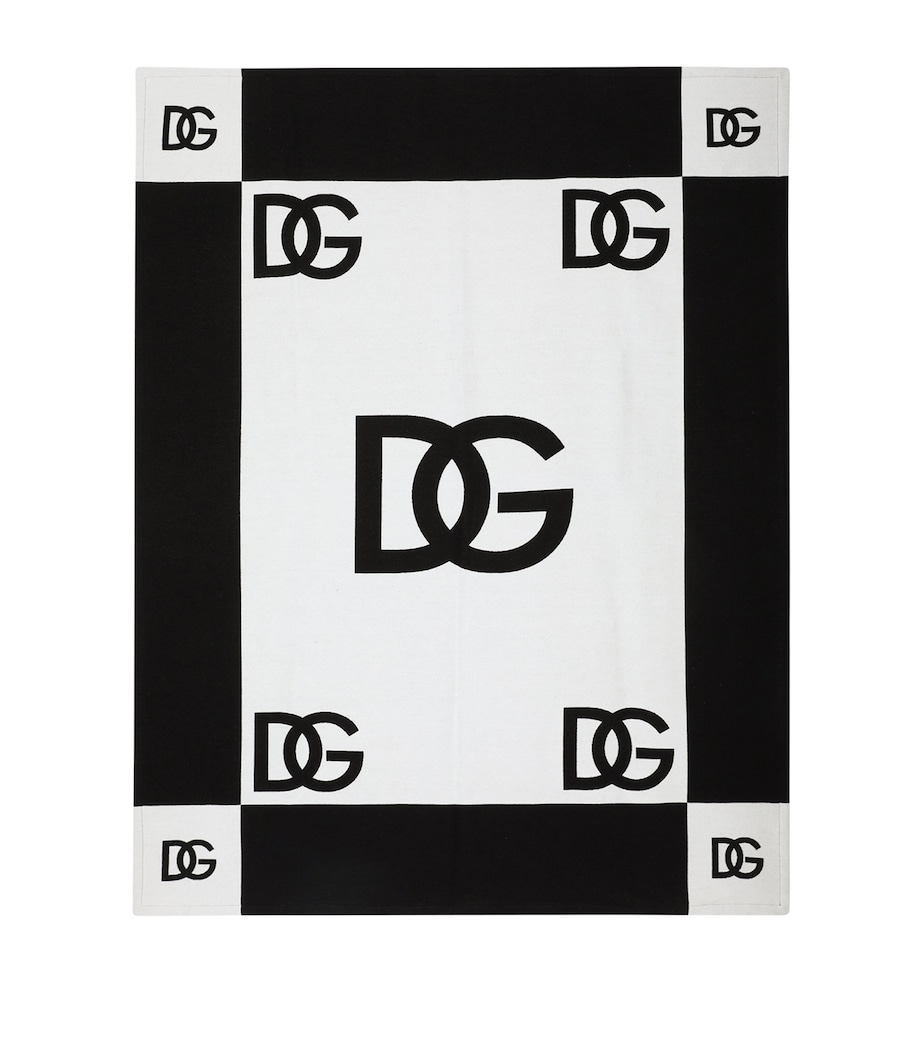 Cotton Logo Throw (133cm x 173cm) U0057 DG LOGO Image 1