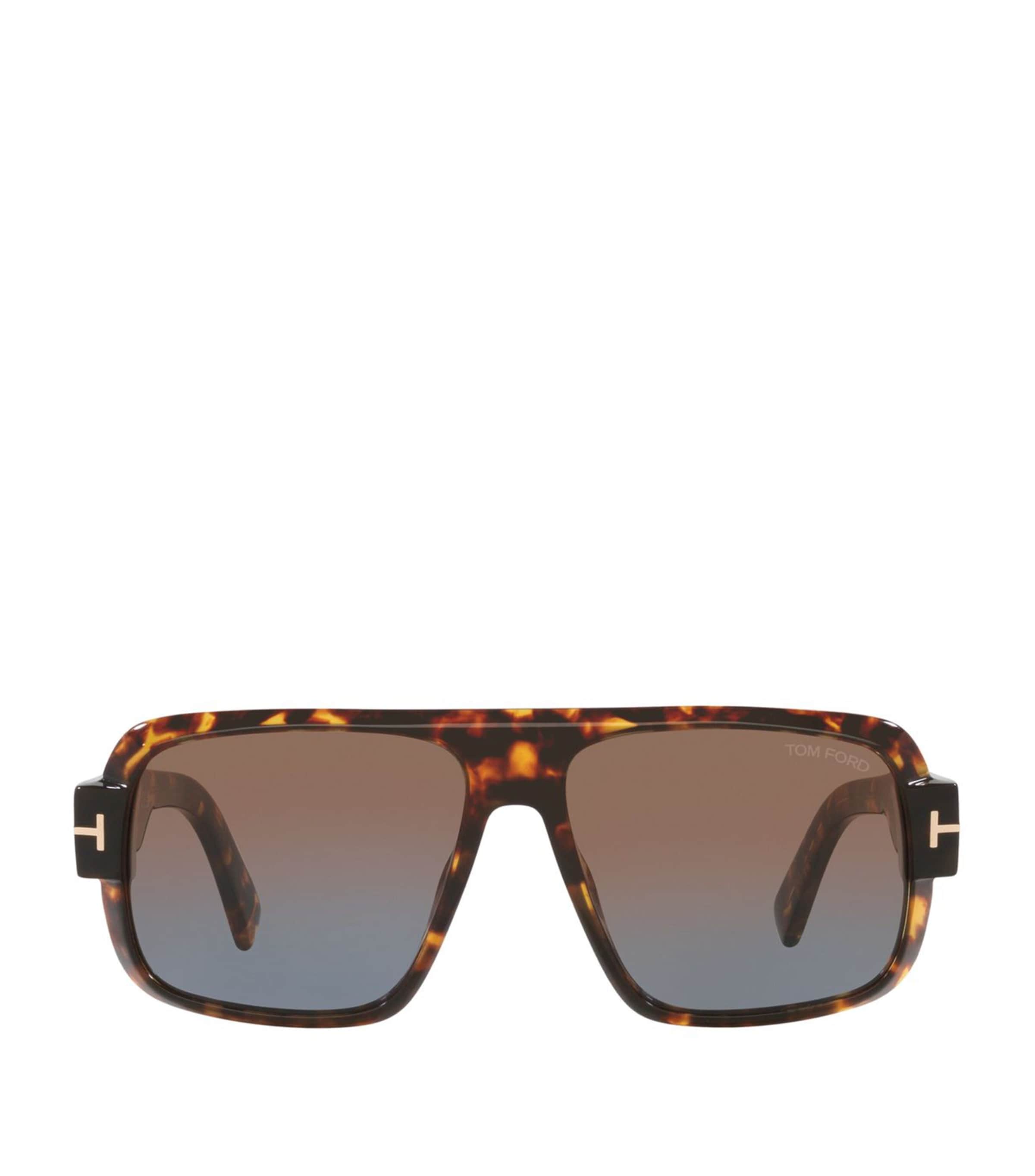 Tom Ford Pilot-frame Glasses In Brown