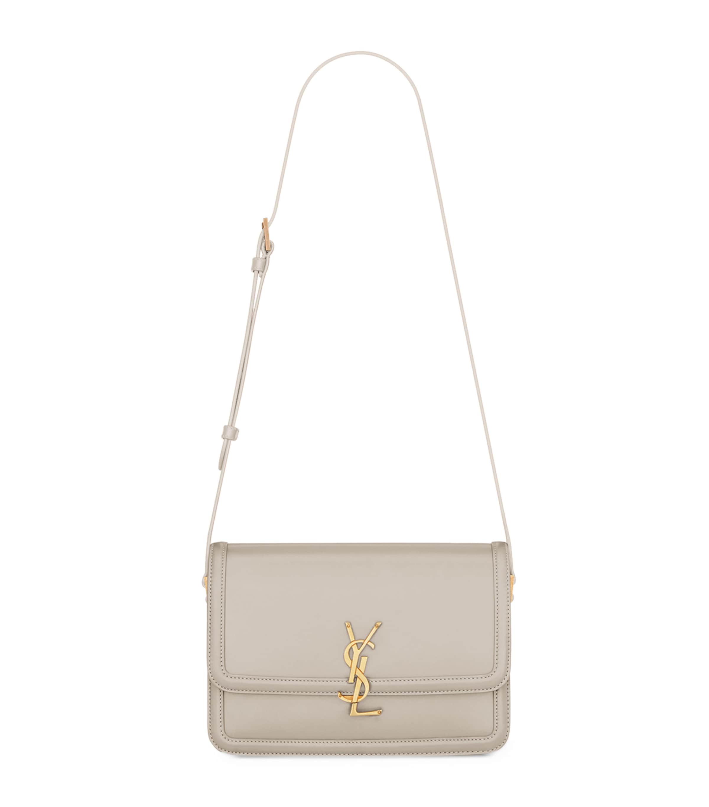 Saint Laurent Medium Solferino Satchel In White