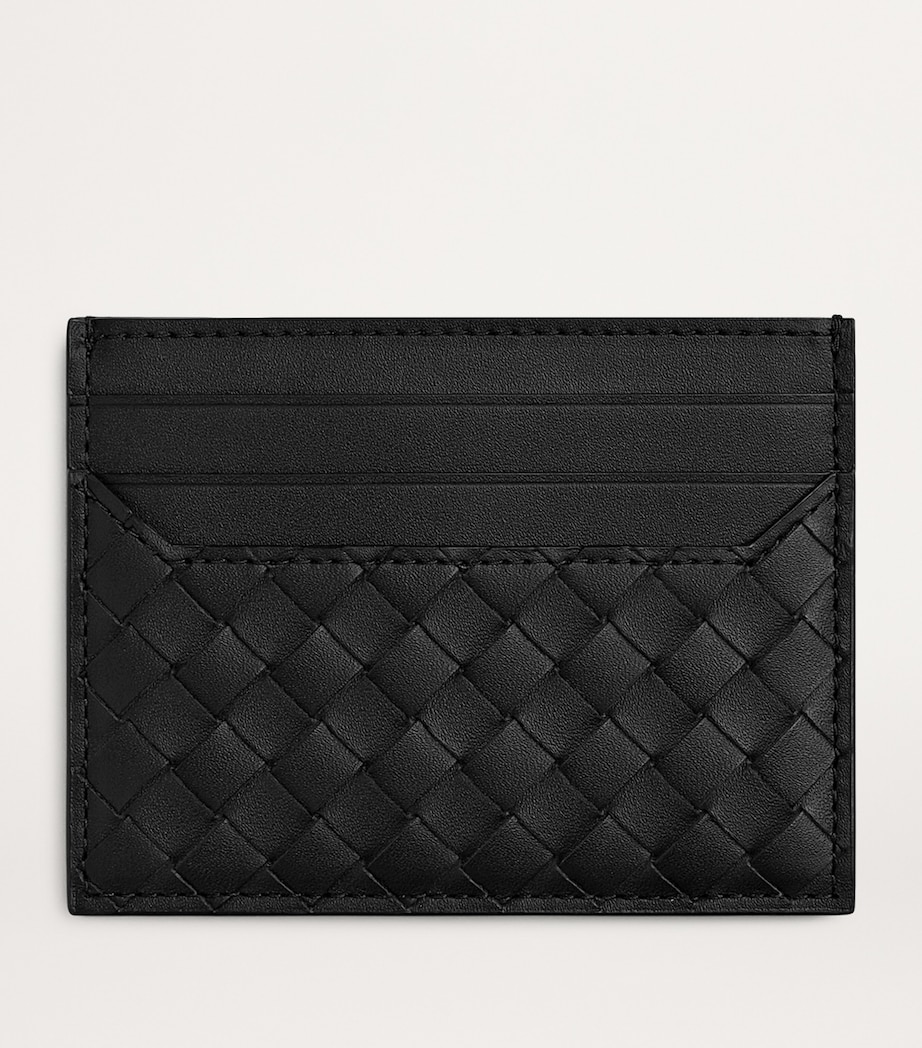 Leather Intrecciato Card Holder 8803 Image 2