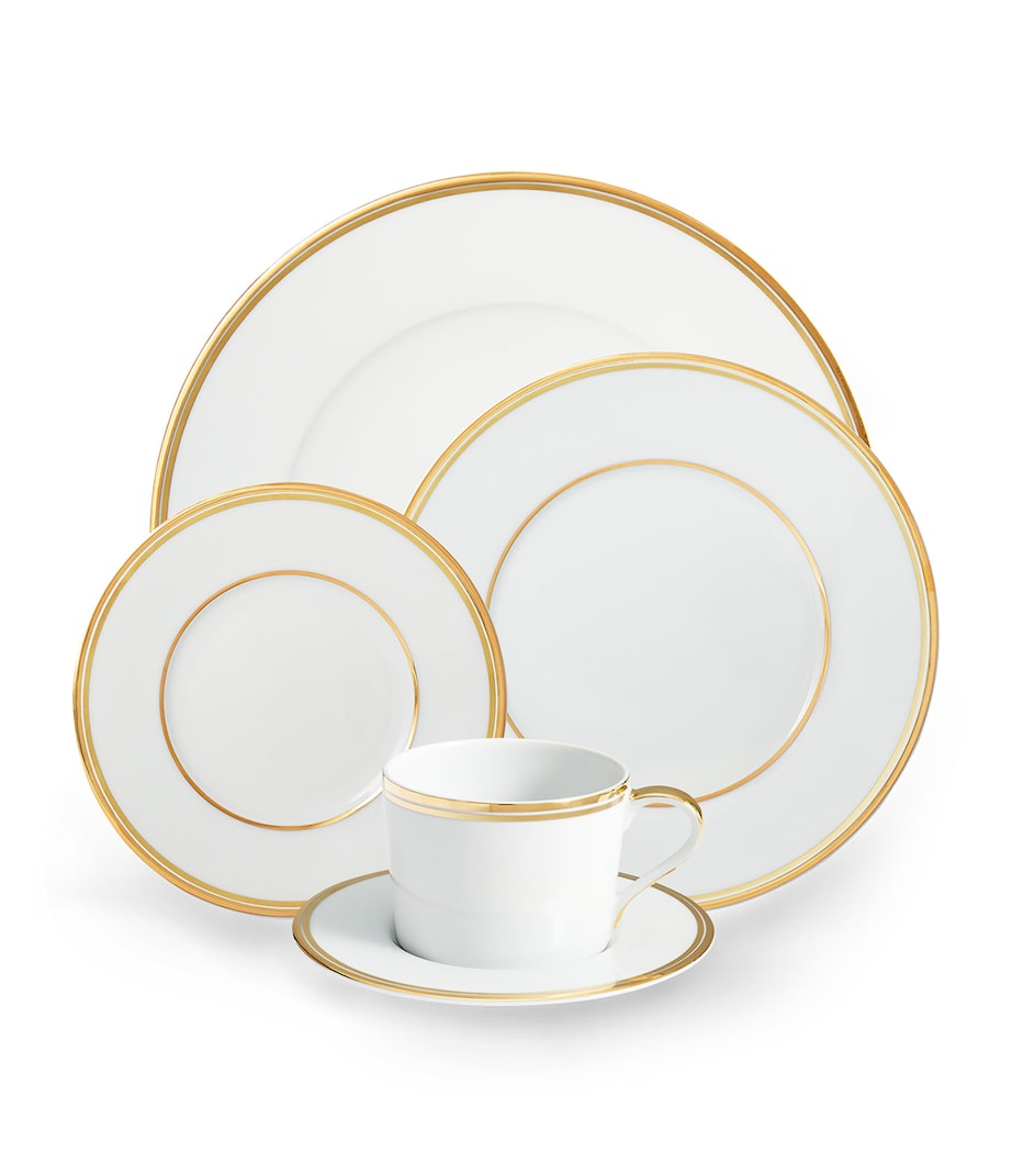 Wilshire Salad Plate (22cm) GOLD/WHITE Image 3