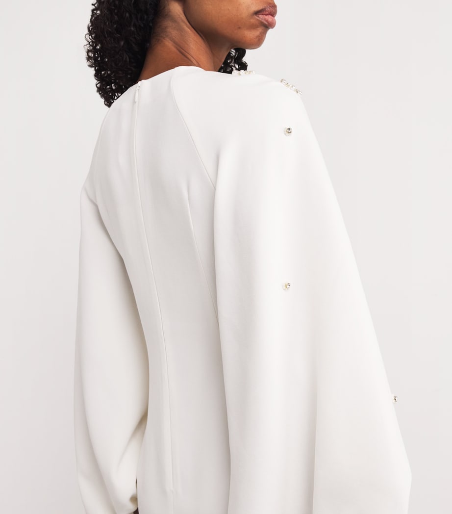 Crystal Sondra Maxi Dress WHITE Image 6