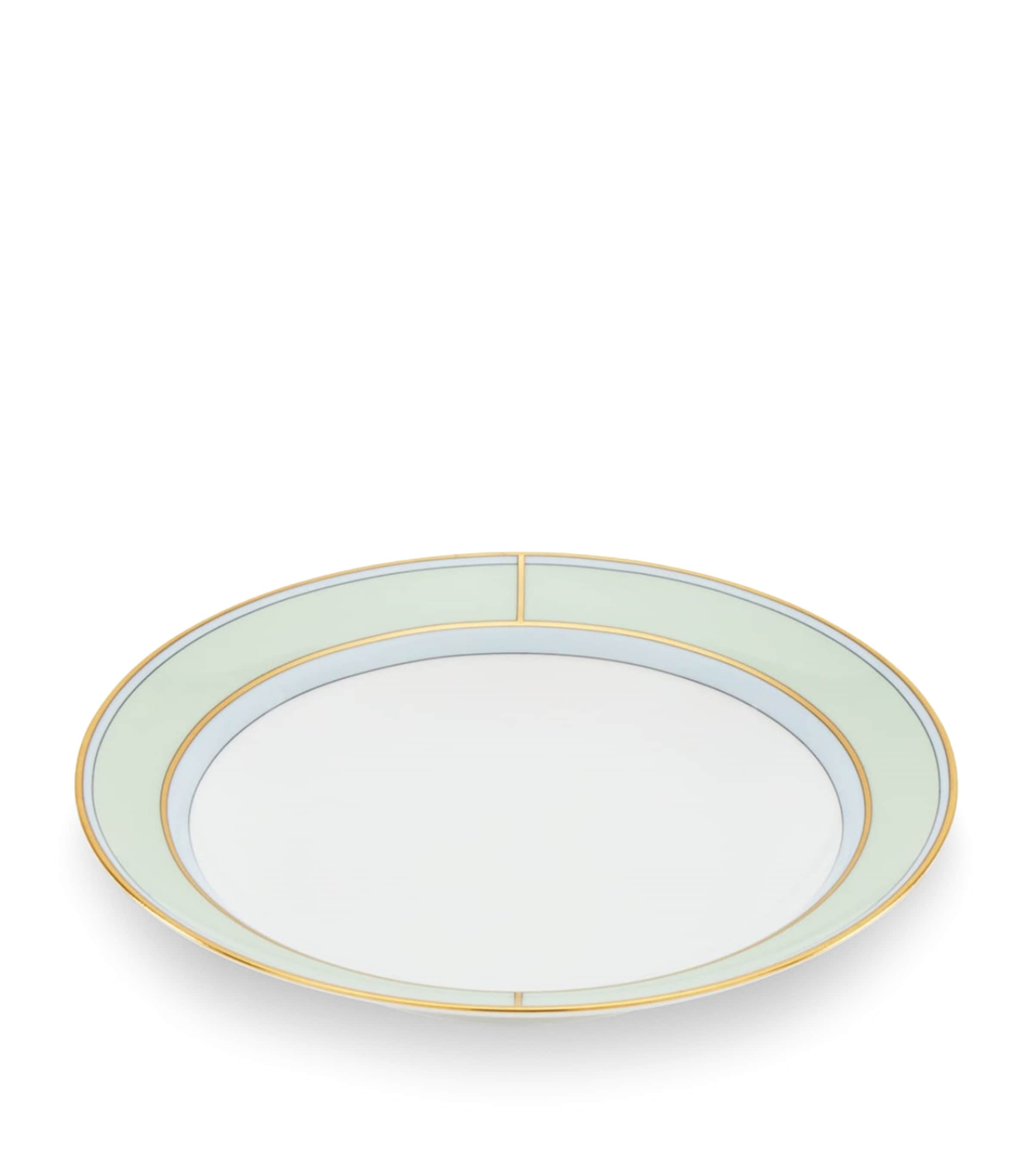 GINORI 1735 Porcelain Colonna Diva Verde Soup Plate (24cm) Image 4