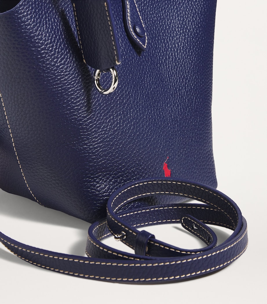 Polo Ralph Lauren Small Leather Polo Play Cross-Body Bag Ink Image 6