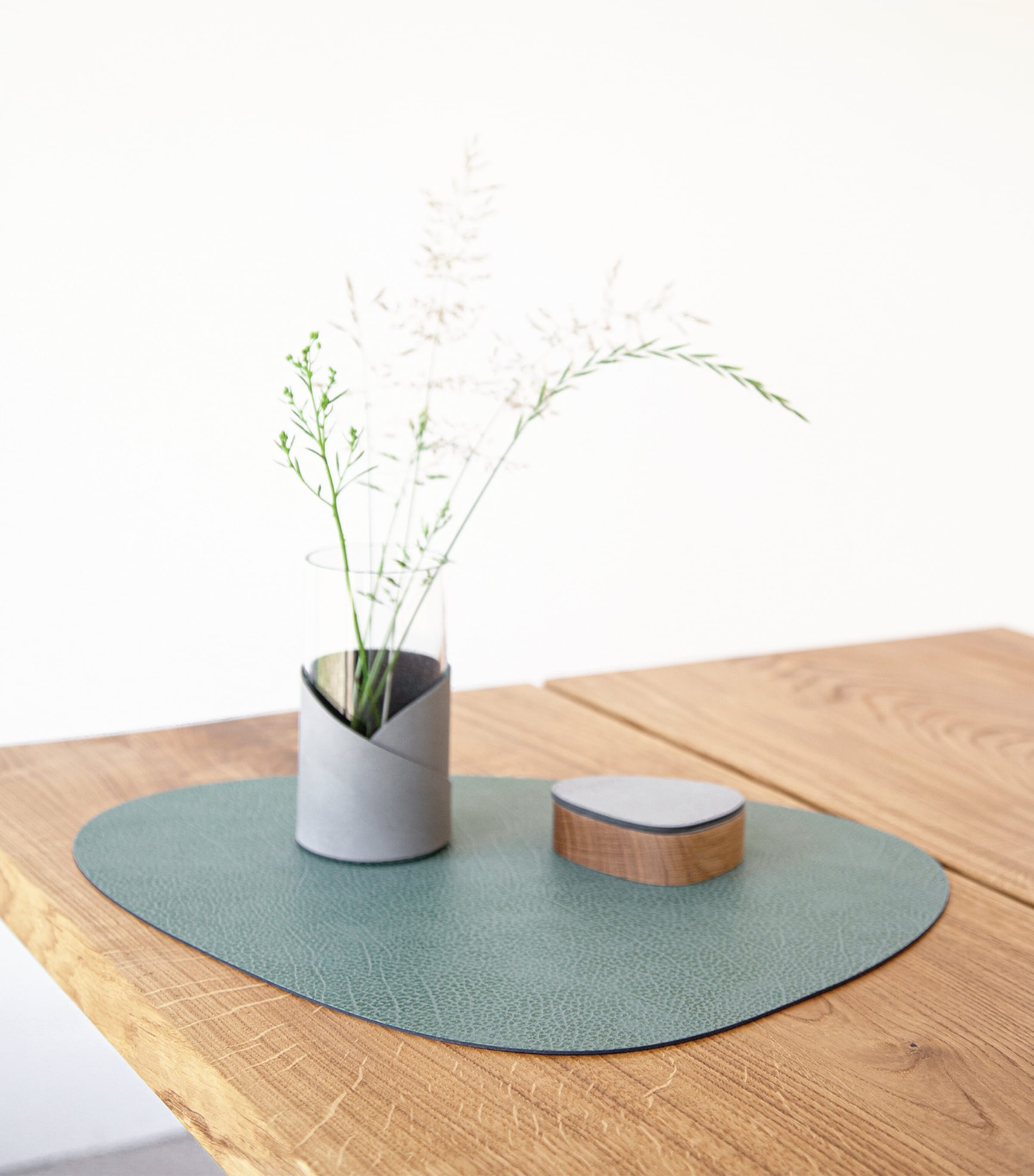 Set of 4 Hippo Placemats (37cm x 44cm) PASTEL GREEN Image 3