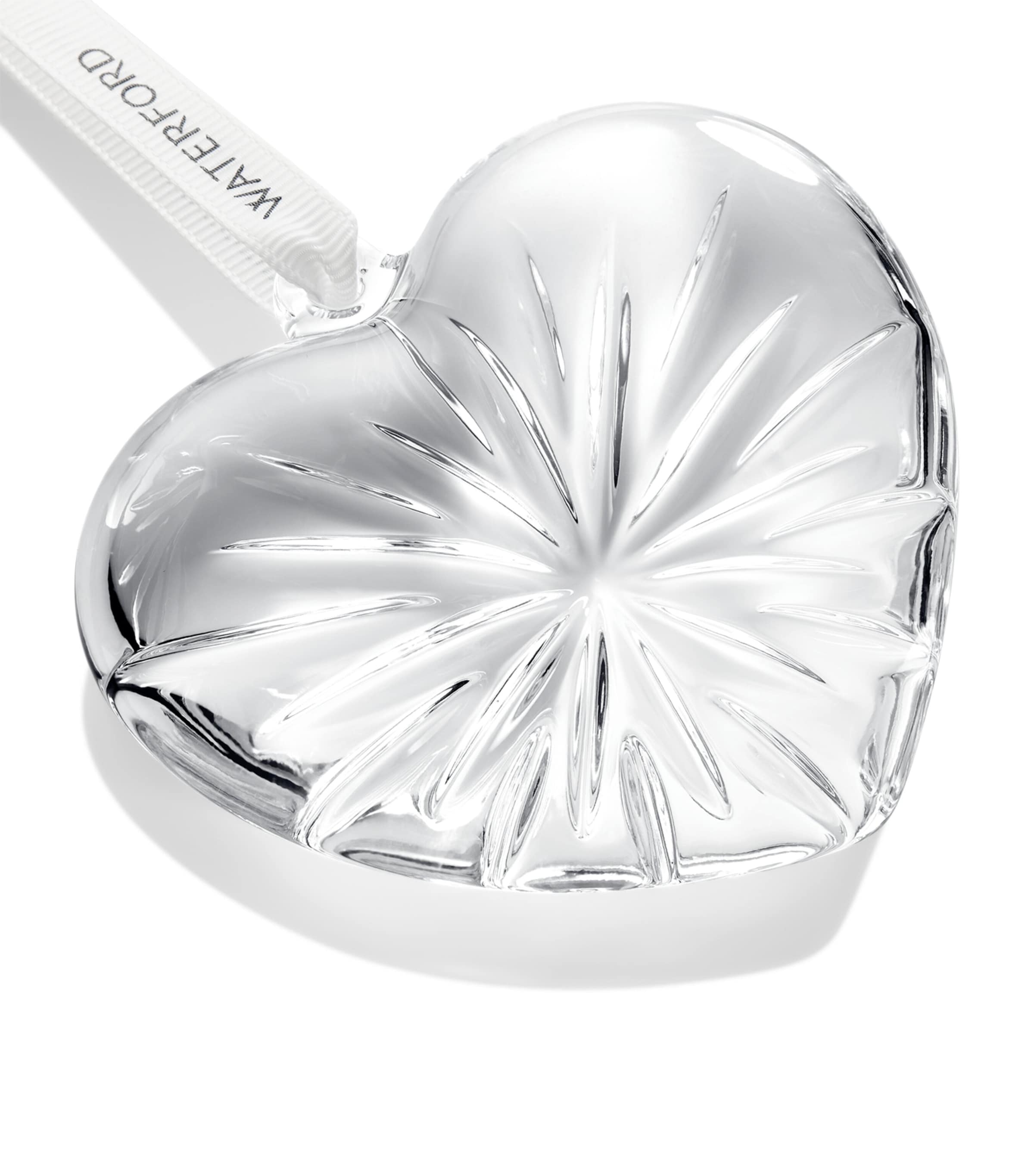 Crystal Heart Tree Decoration CLEAR Image 3