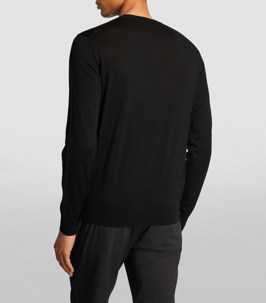 Virgin Wool Crewneck Sweater UC99 Image 4