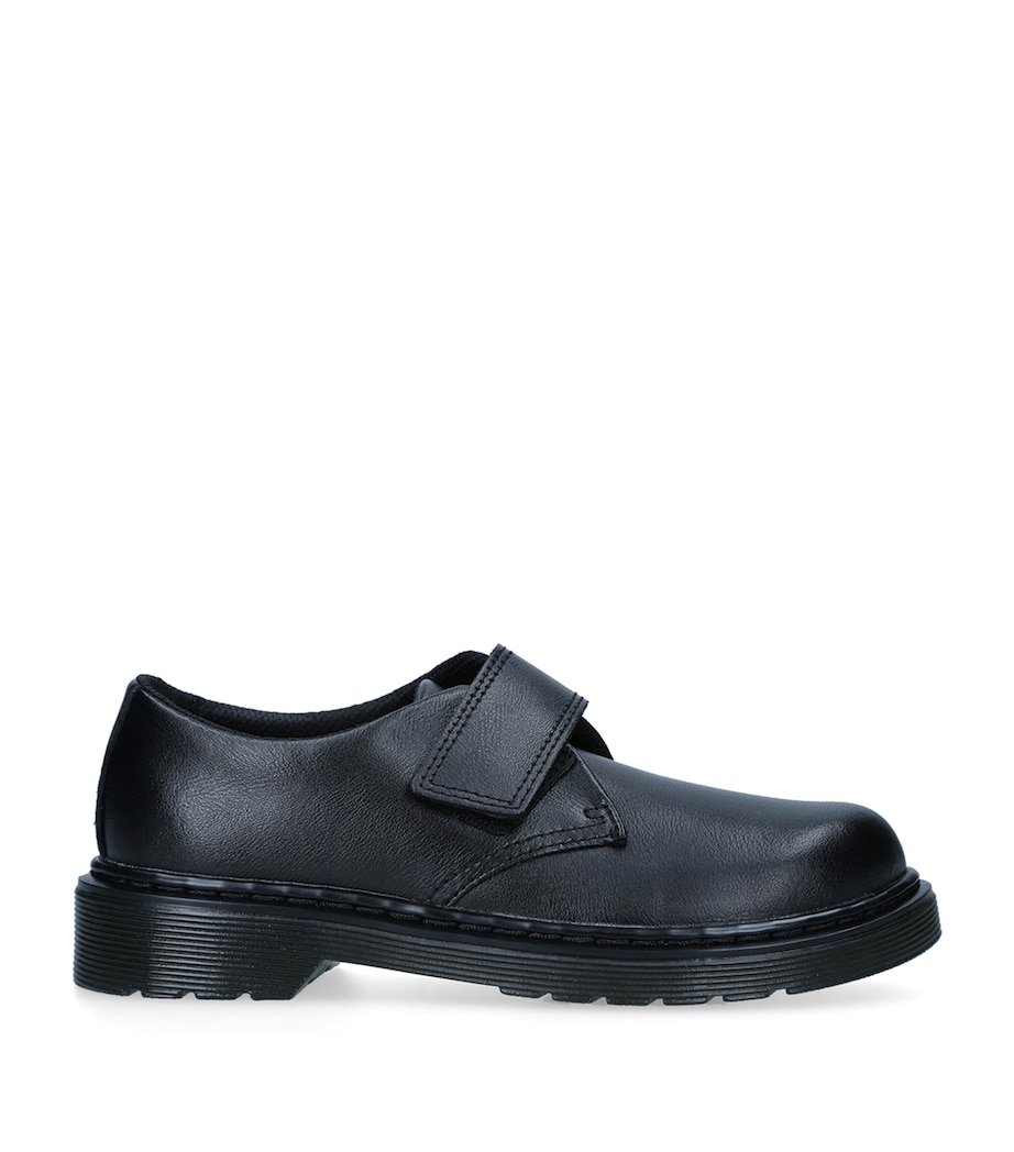 Leather School Shoes BLACK Image 3