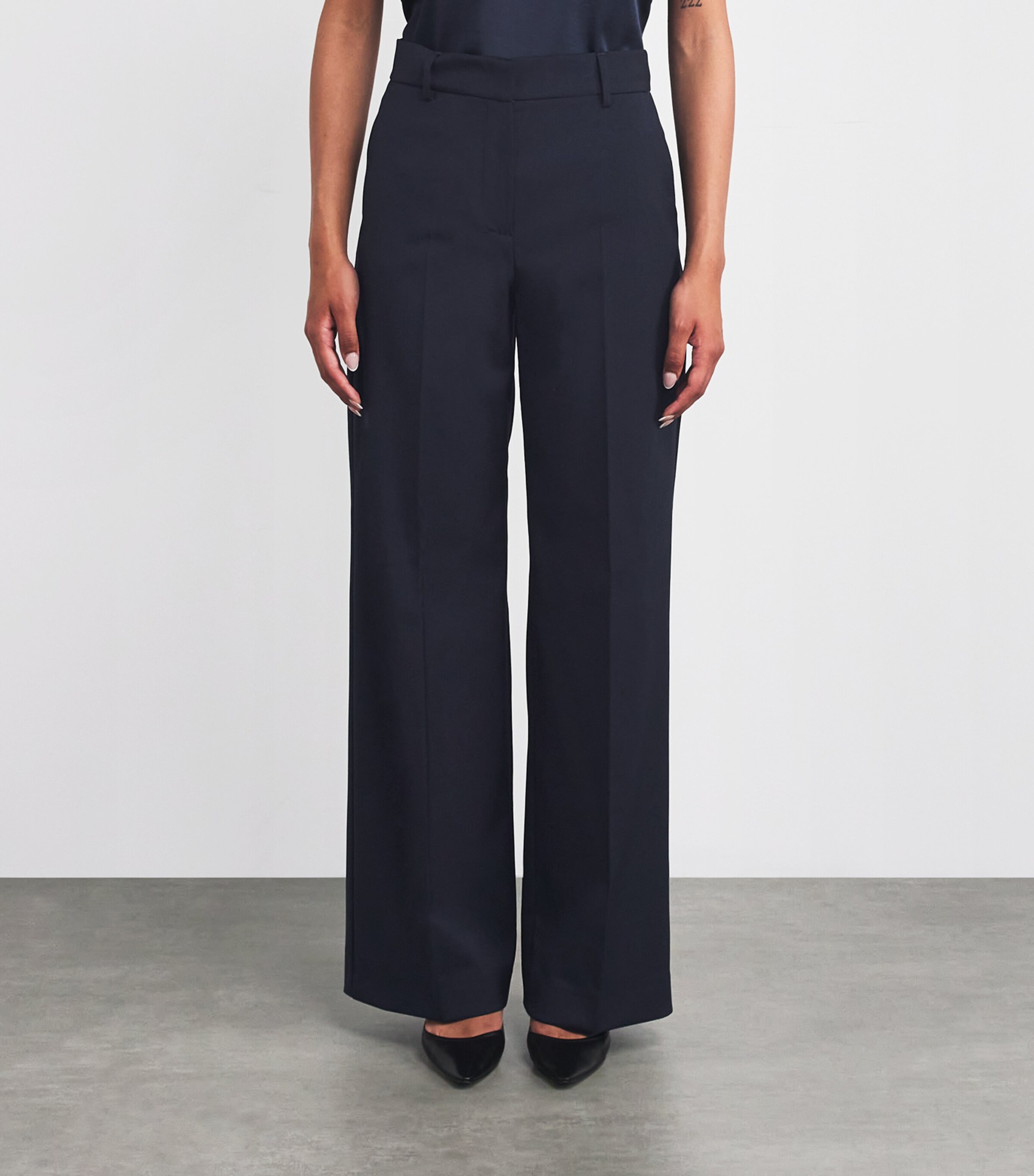 Weekend Max Mara Virgin Wool Wide-Leg Trousers | Women Clothing | Trousers | Tailored Trousers | Workwear | Designers | Weekend Max Mara Weekend Max Mara Virgin Wool Wide-Leg Trousers | Women Clothing | Trousers | Tailored Trousers | Workwear | Designers | Weekend Max Mara