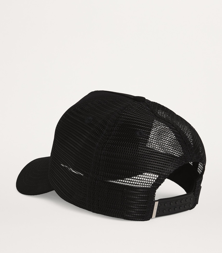 AMIRI Distressed MA Hollywood Baseball Cap Black Image 3
