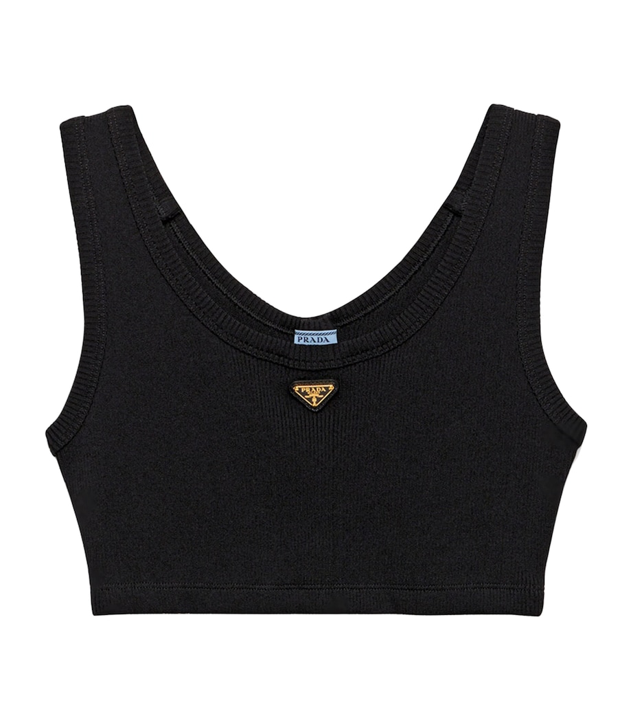 Cotton Triangle Crop Top F0002 Image 1