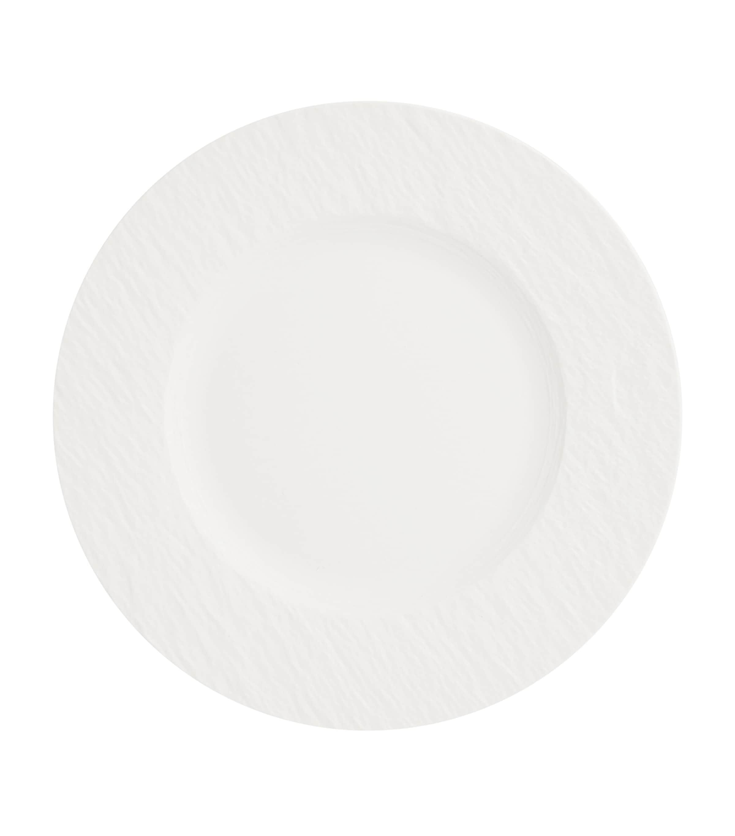 Villeroy & Boch Manufacture Rock Blanc Salad Plate In White