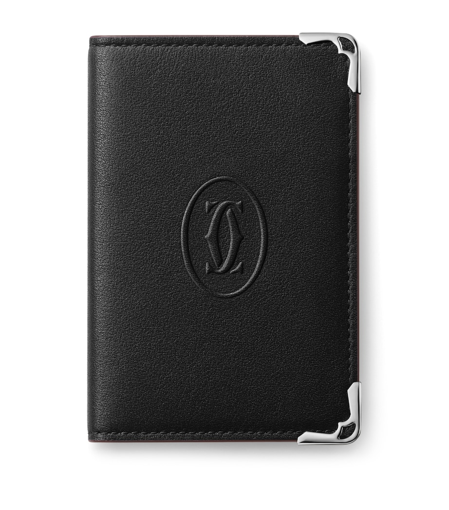 Cartier Leather Must Card Holder Black Image 1