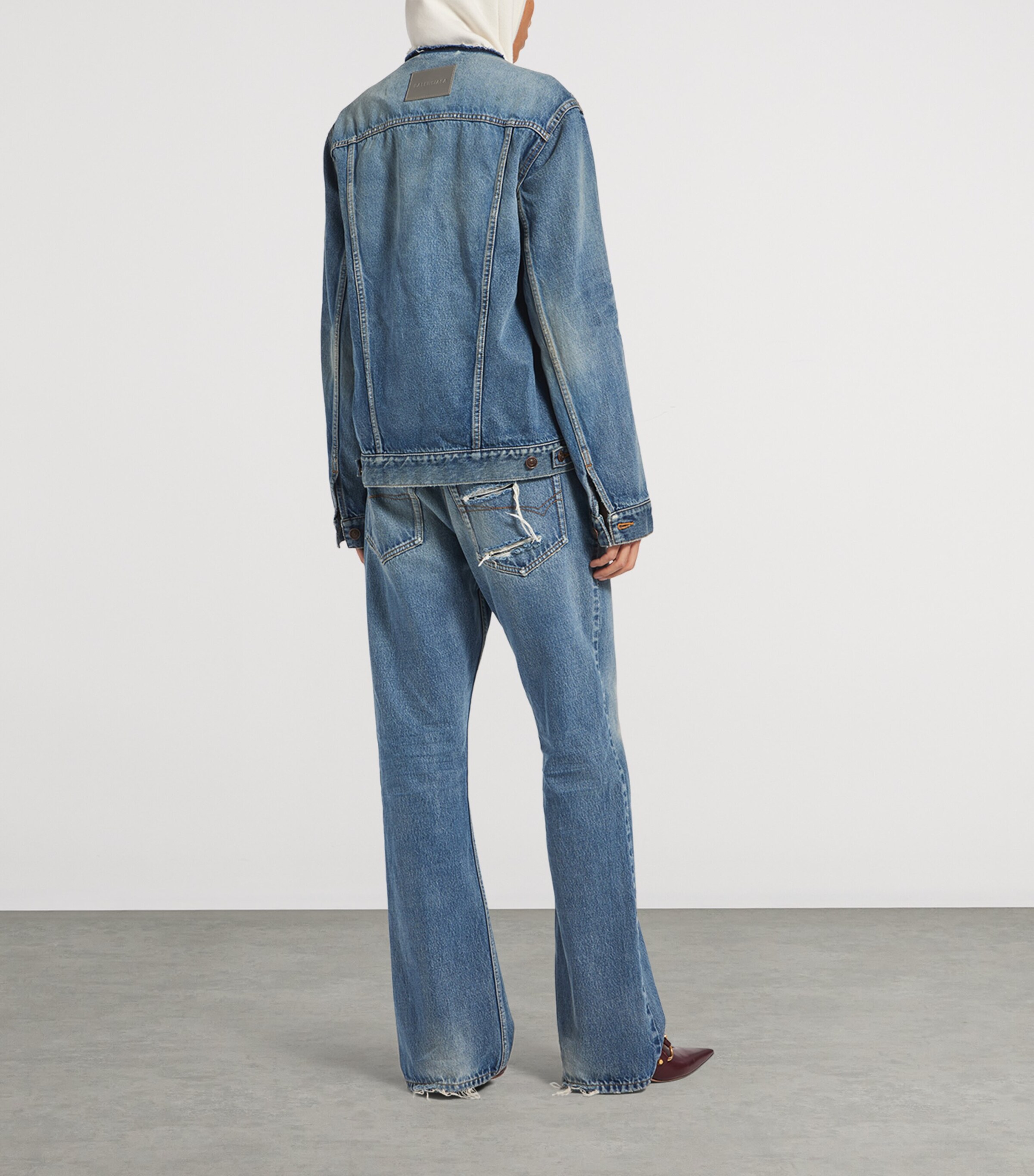 Balenciaga Womens Denim Jacket Image 3