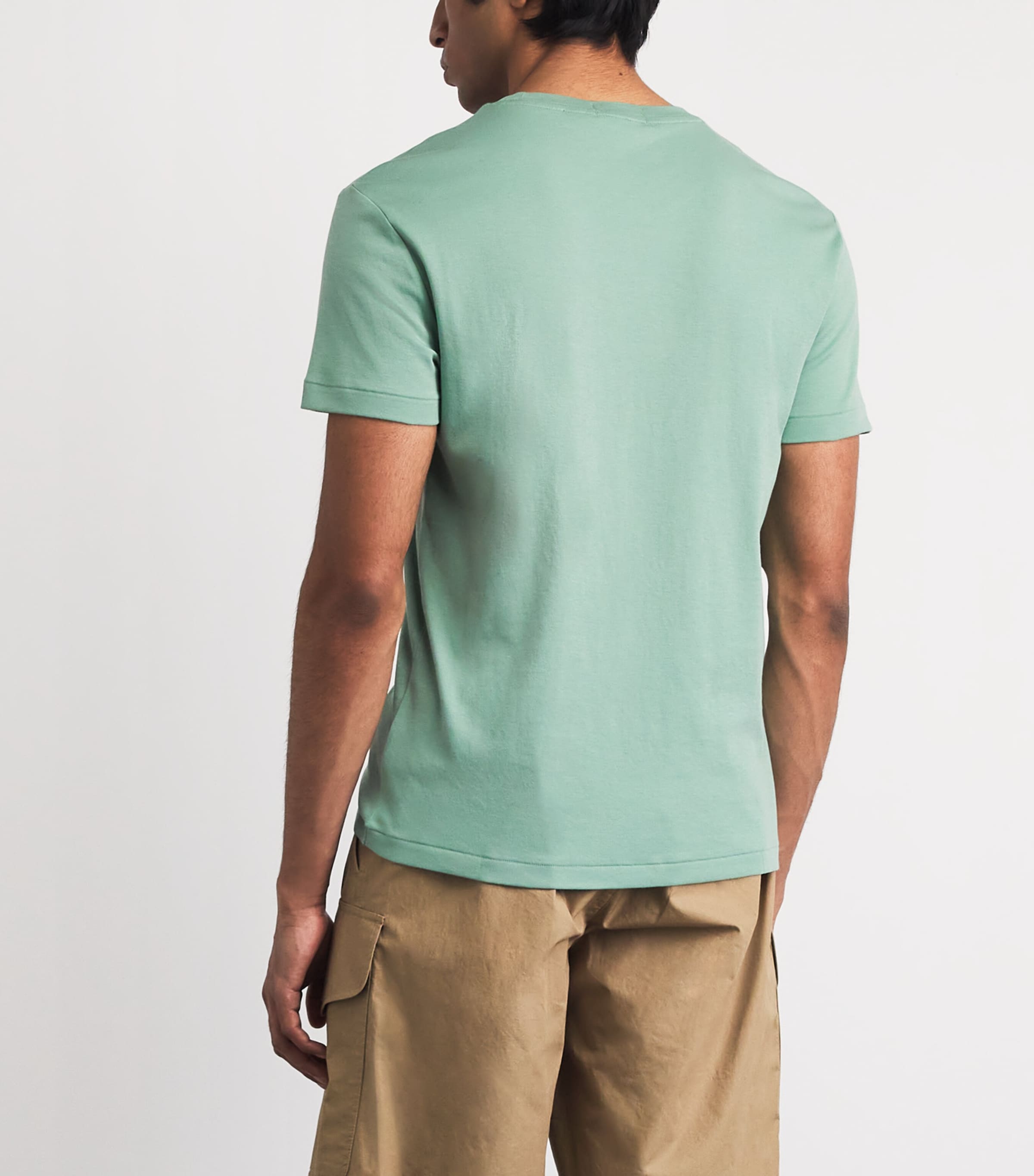 Polo Ralph Lauren Mens Pima Cotton Polo Pony T-Shirt Faded Mint Image 5