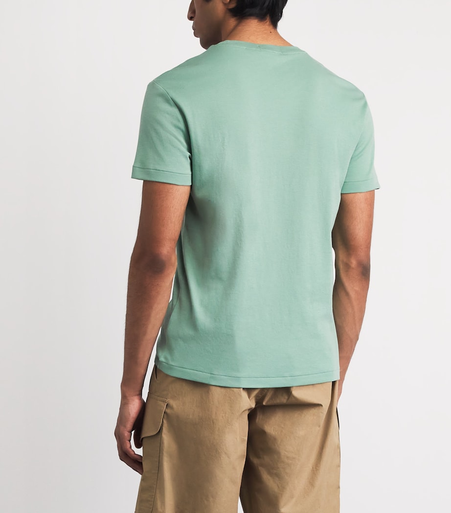 Polo Ralph Lauren Mens Pima Cotton Polo Pony T-Shirt Faded Mint Image 5