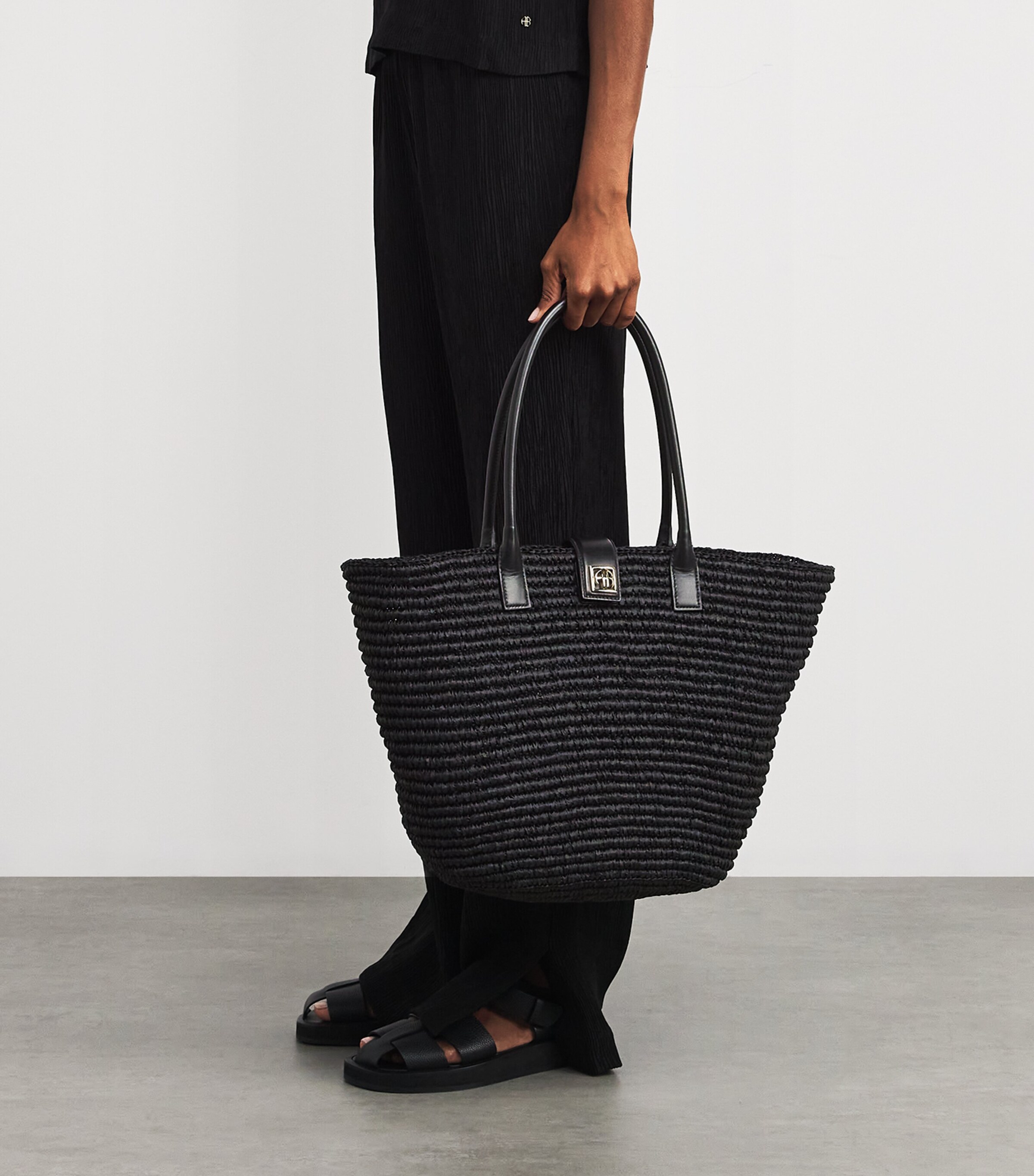 ANINE BING Monogram Lou Tote Bag | Harrods UK
