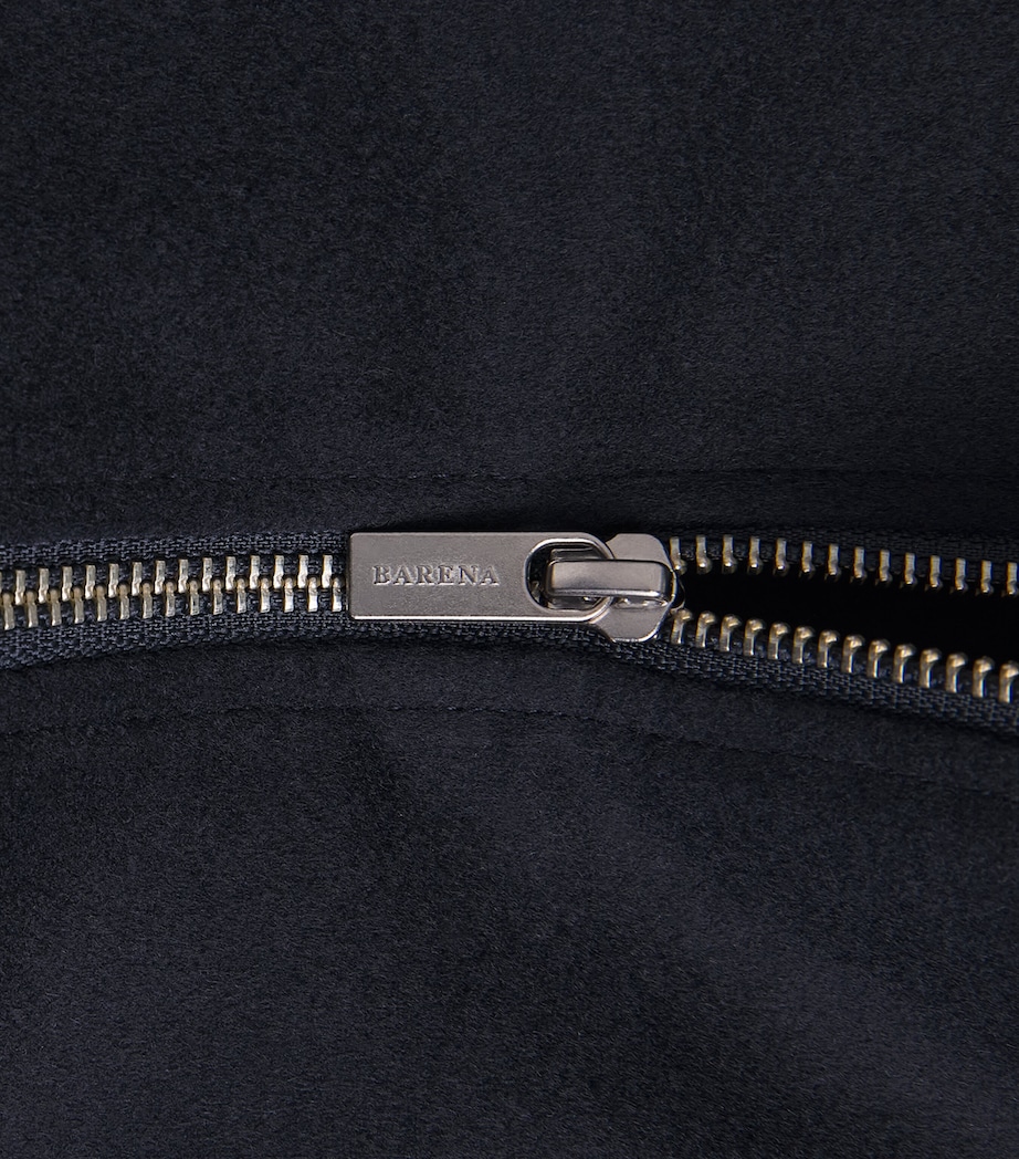 Cashmere Bomber Jacket 170NAVY Image 6