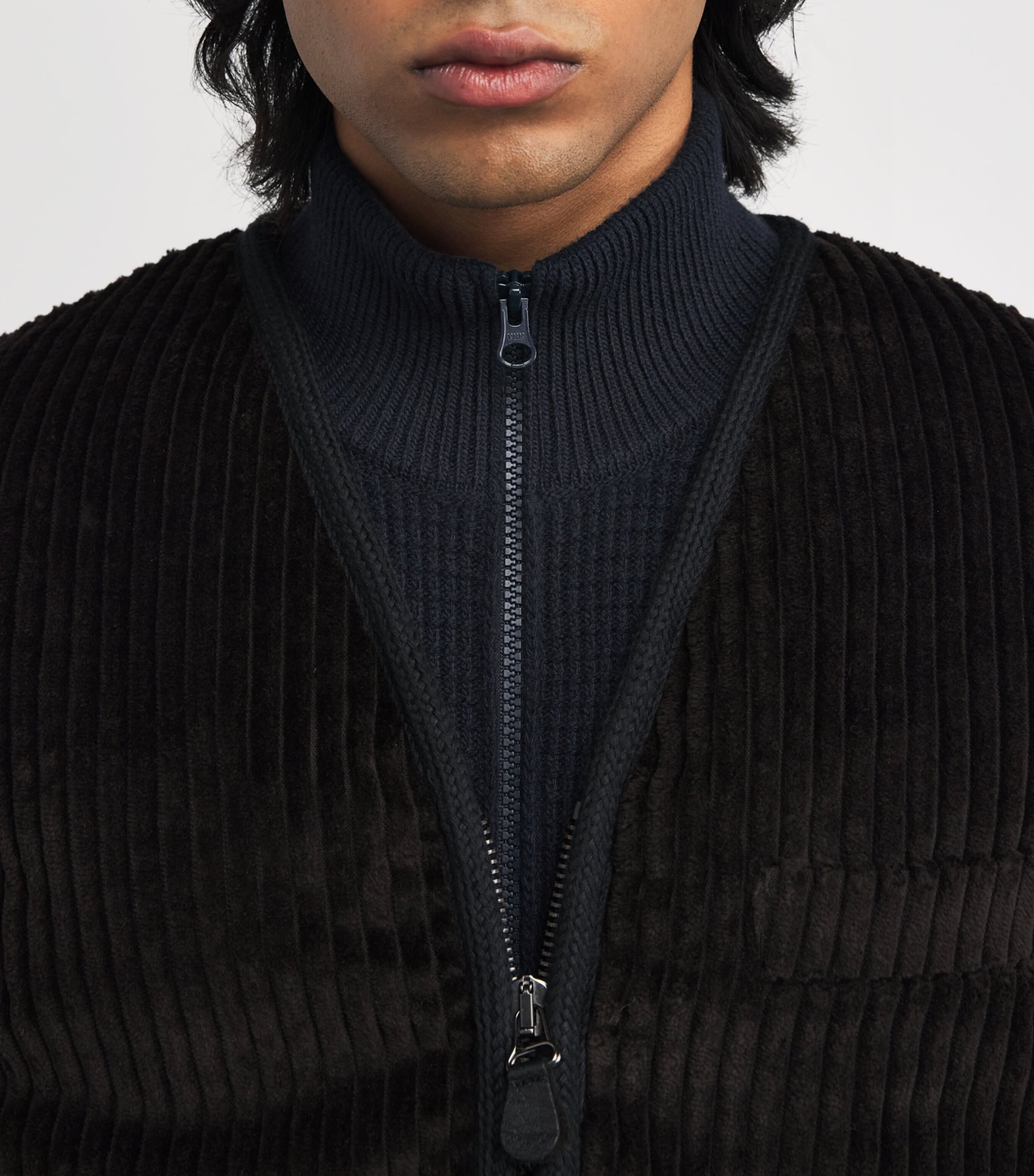 GHOST PIECE Virgin Wool Cardigan V0020 Image 6