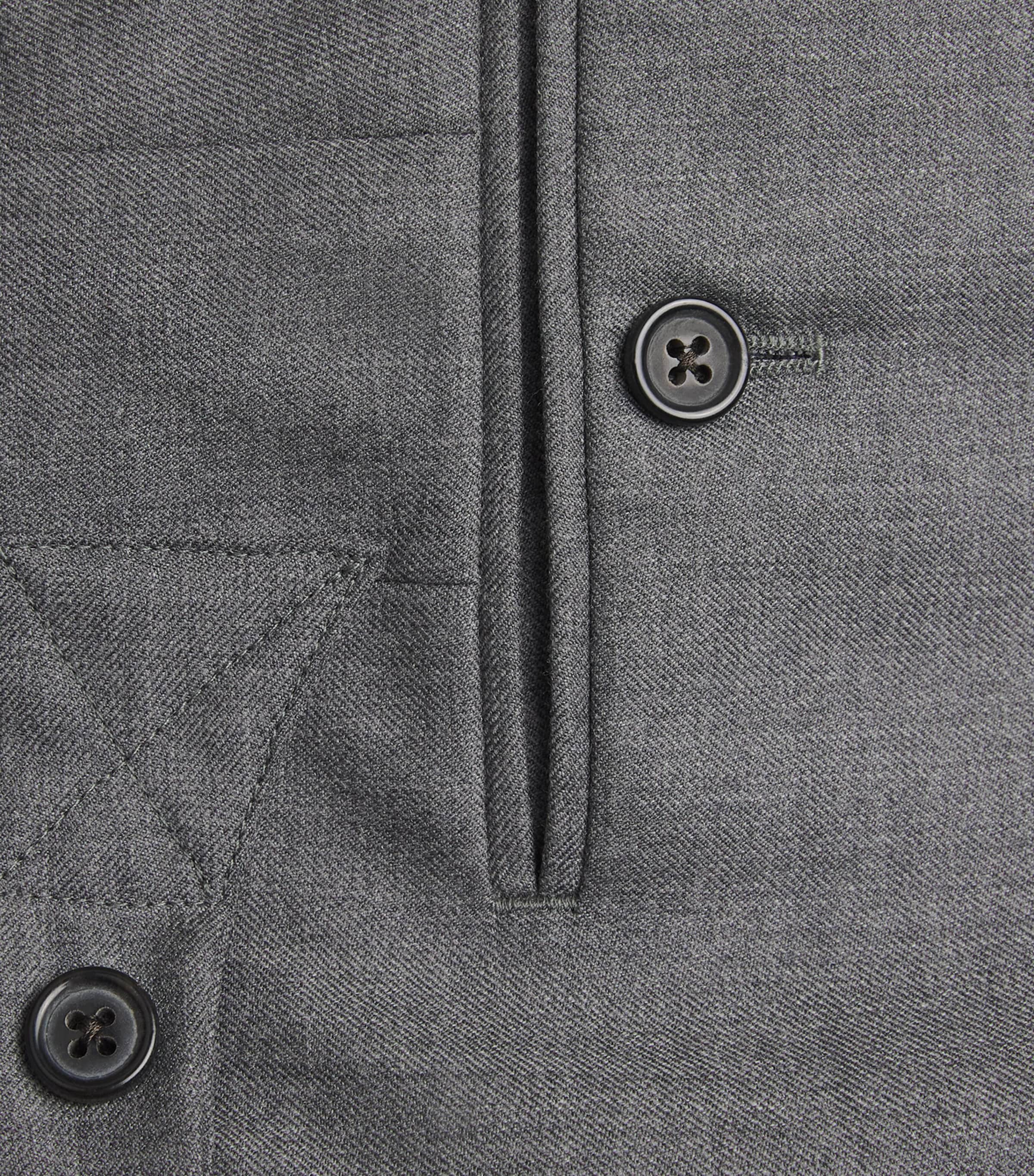 Wool Tailored Trousers MED GREY Image 5