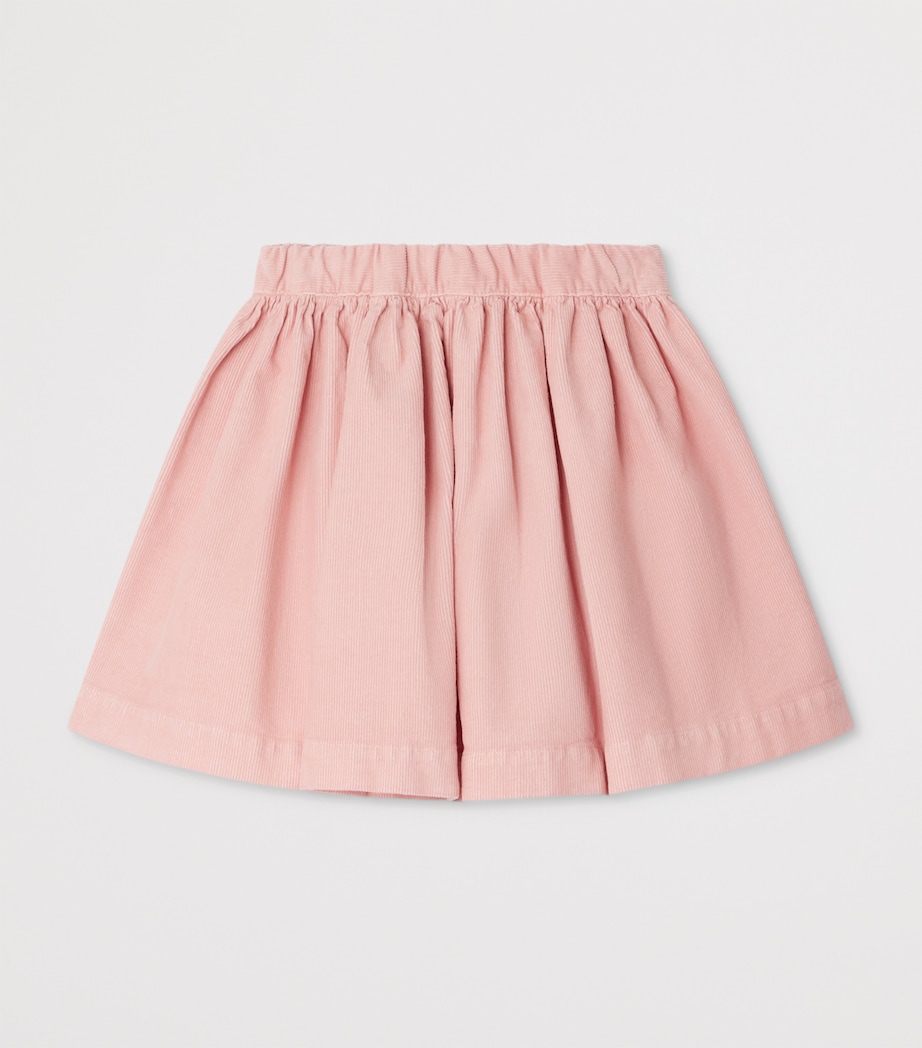 Stretch Cotton Corduroy Suzon Skirt (4-8 Years) BUVARD Image 2
