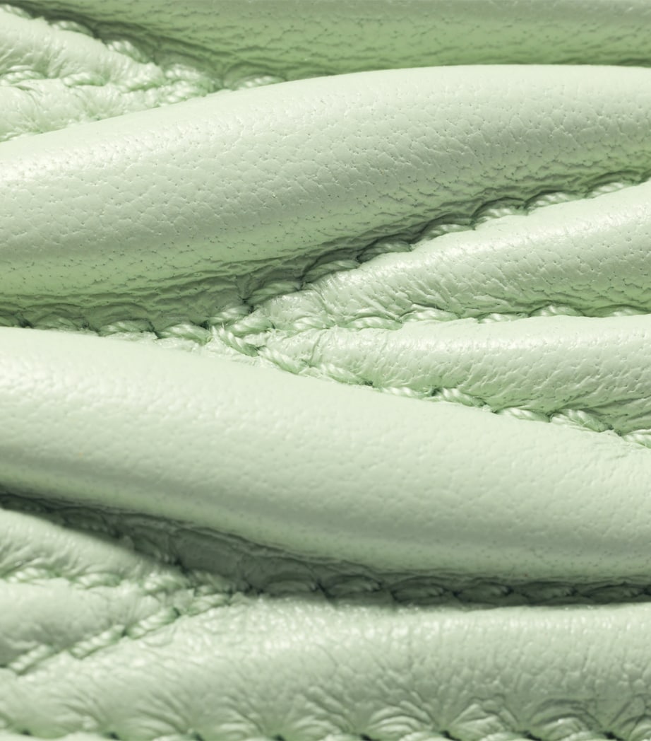 Nappa Leather Matelassé Card Holder F0934 Image 3