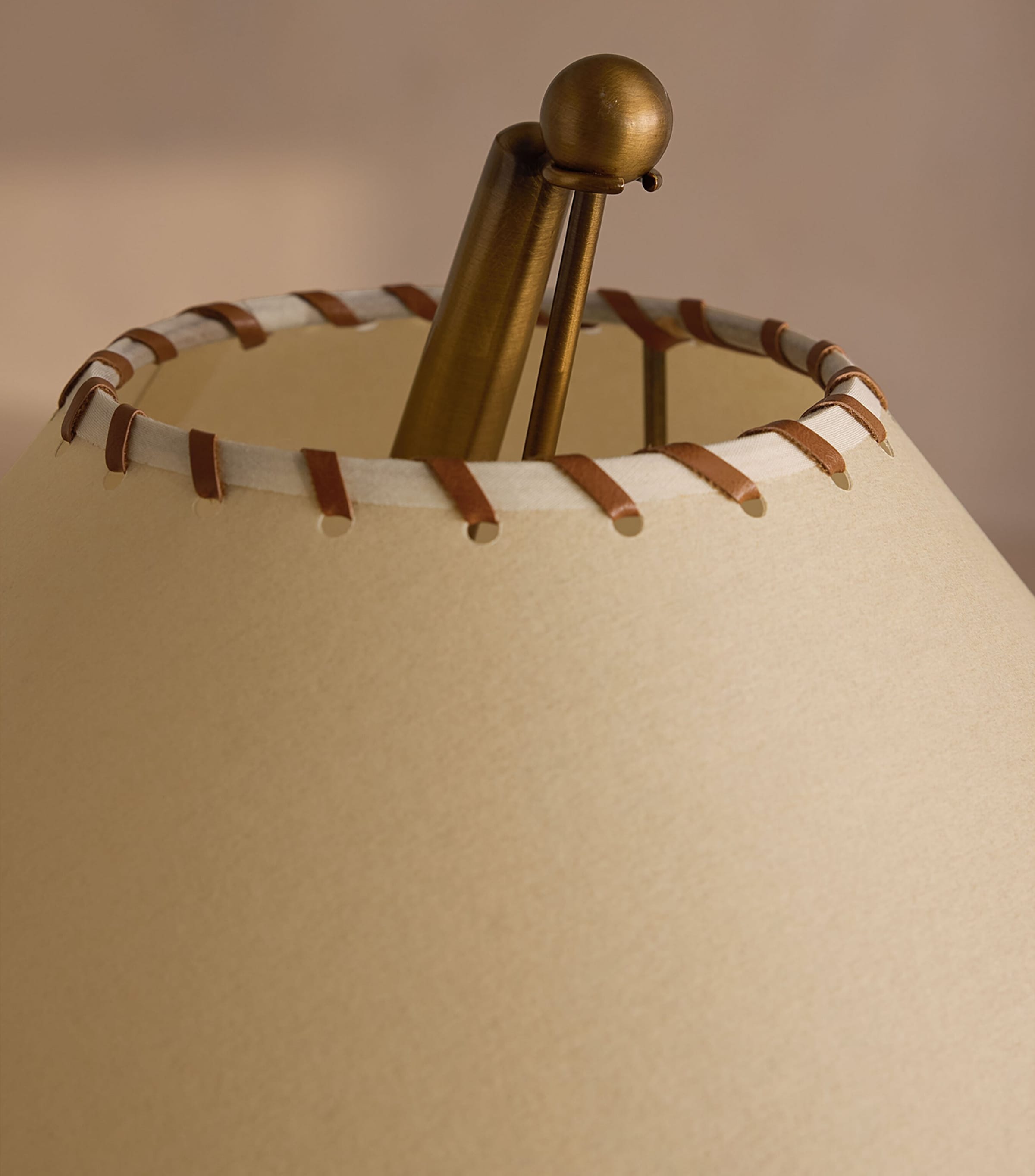 Soho Home Oak Wren Floor Lamp Wood Image 3