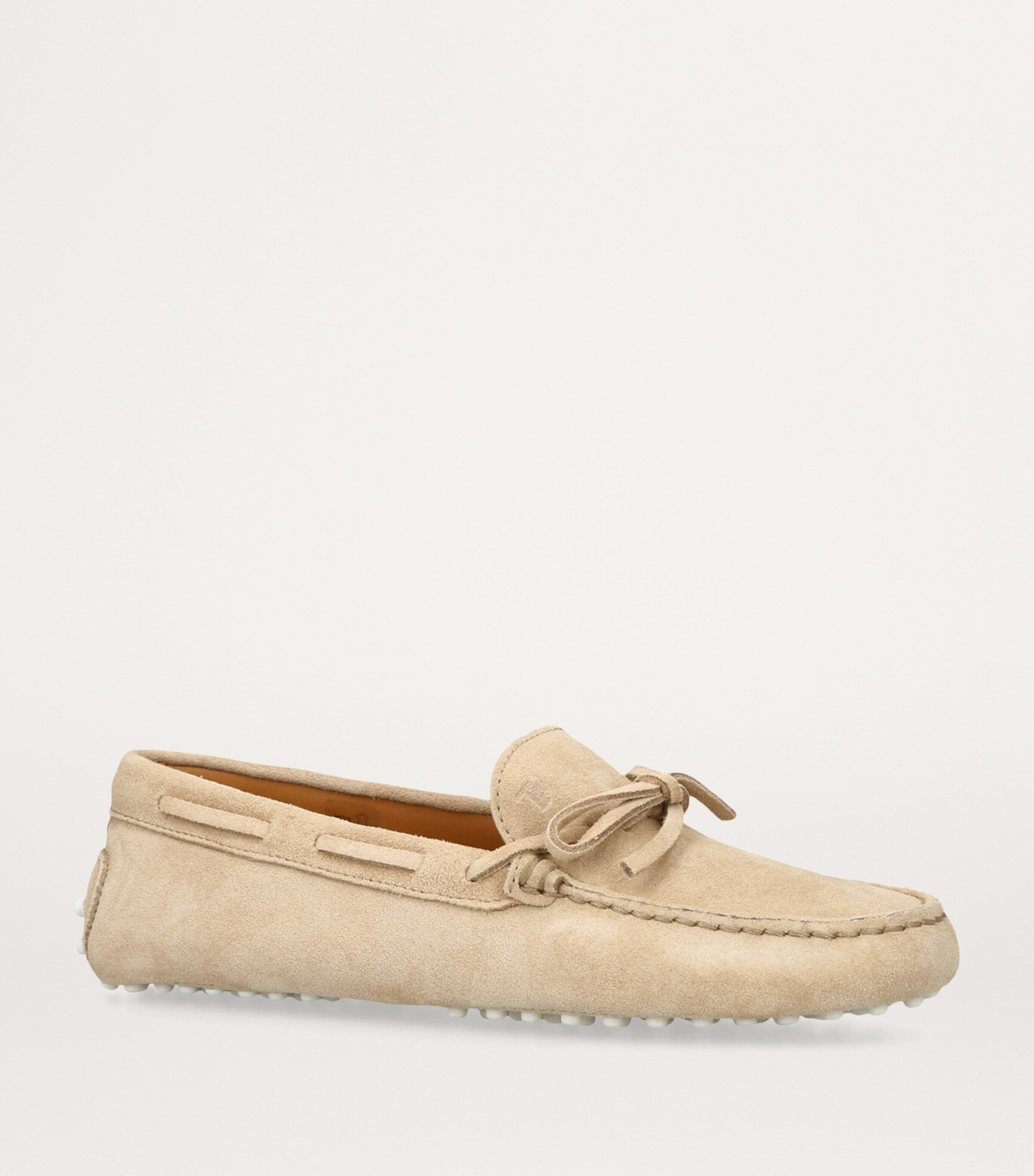 Suede Gommini Loafers BROWN Image 3