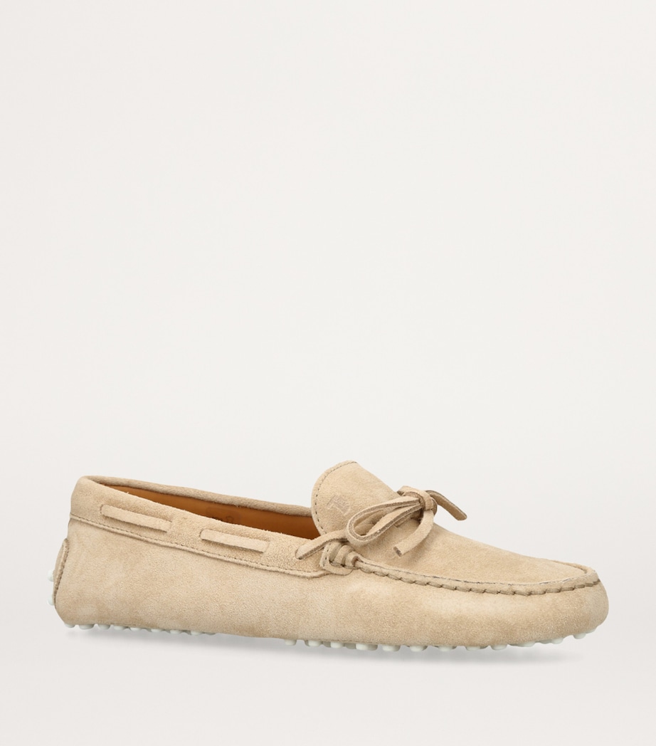 Suede Gommini Loafers BROWN Image 3