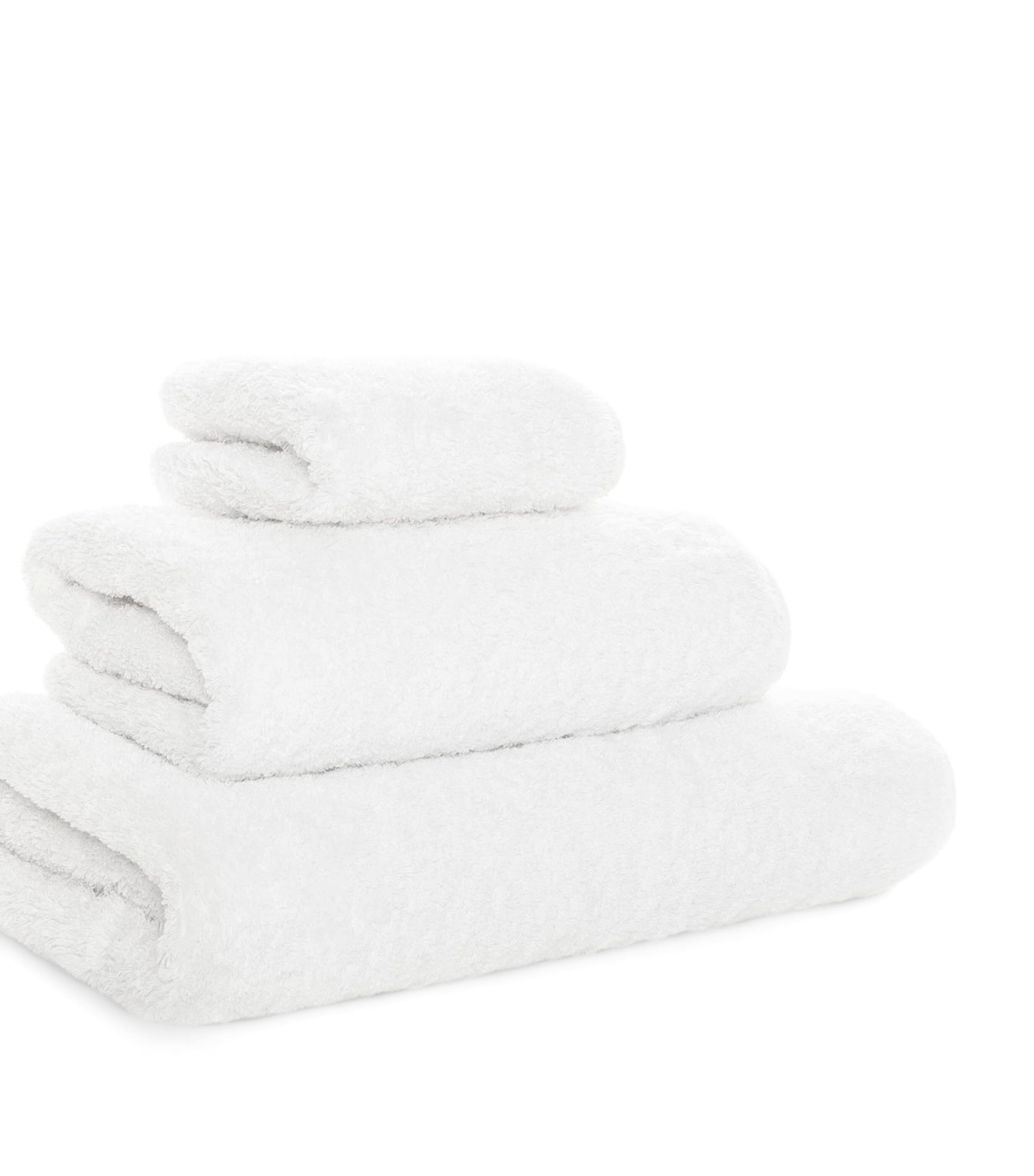 GRACCIOZA Cotton Portobello Facecloth (30cm x 30cm) White Image 6