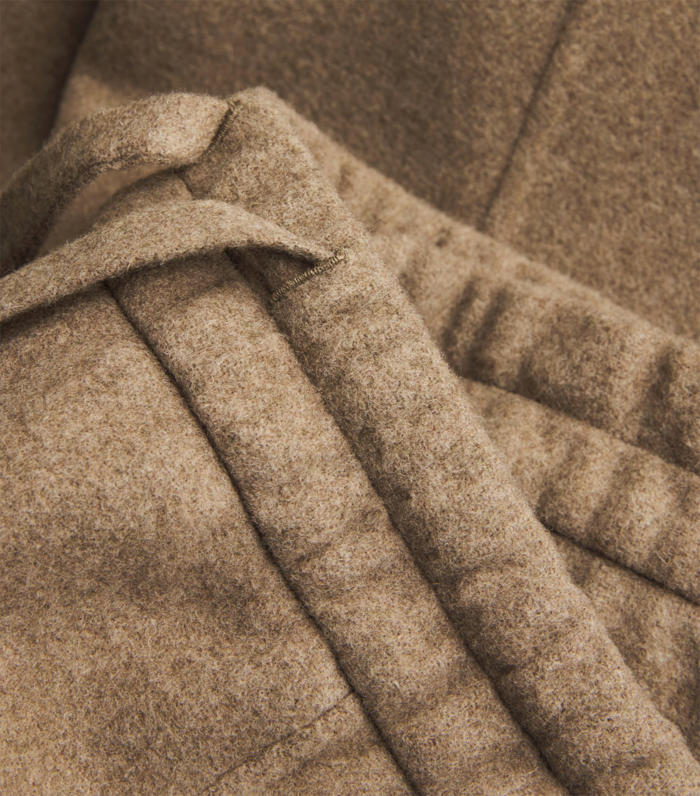 Fear Of God Mens Wool-Cashmere '70s Trousers Walnut Image 5