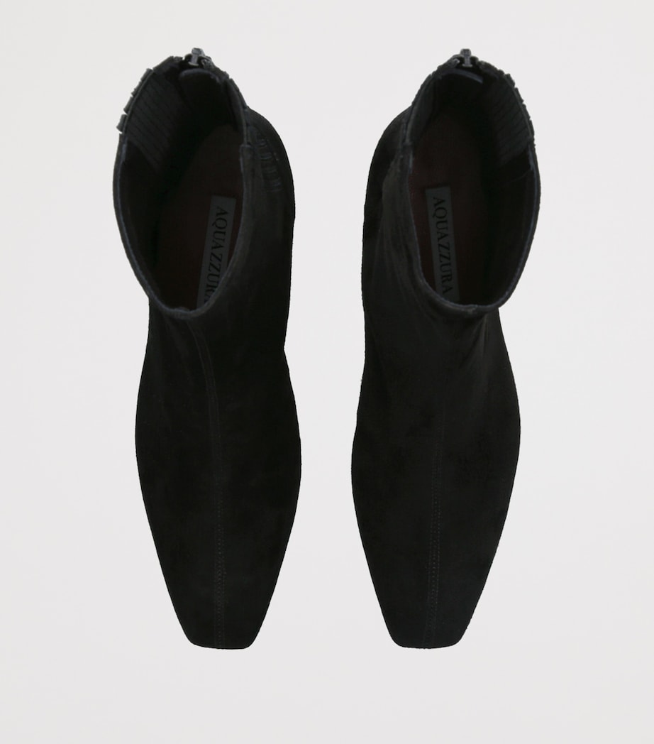 Suede Saint Honor Ankle Boots 35 BLACK Image 4