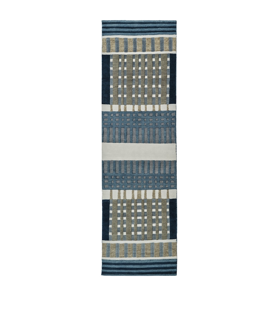 The Rug Company x Paul Smith Takt Runner (3.05m x 0.84m) Blue Image 1