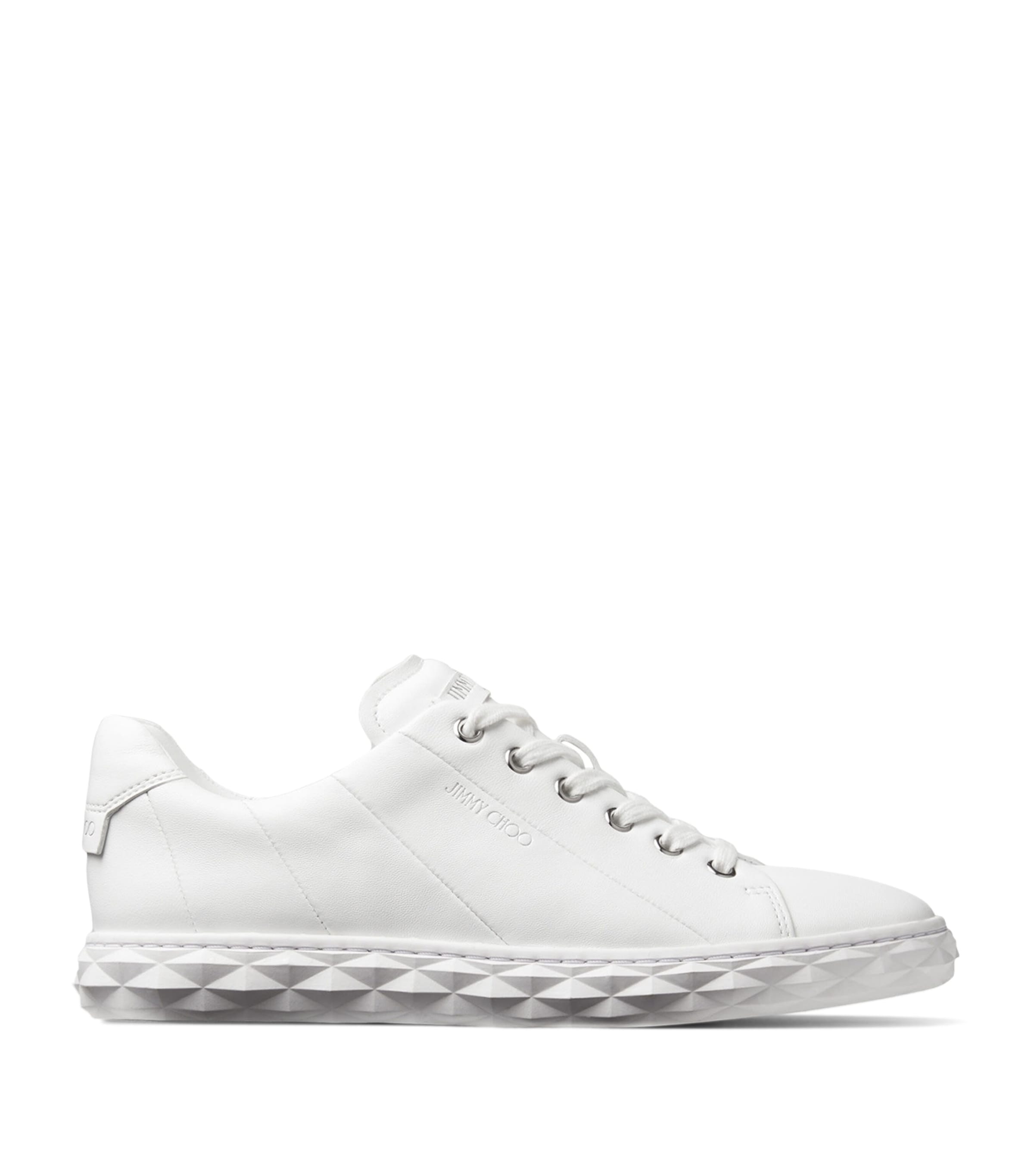 Jimmy Choo Diamond Light Flex Low-top Sneakers In White