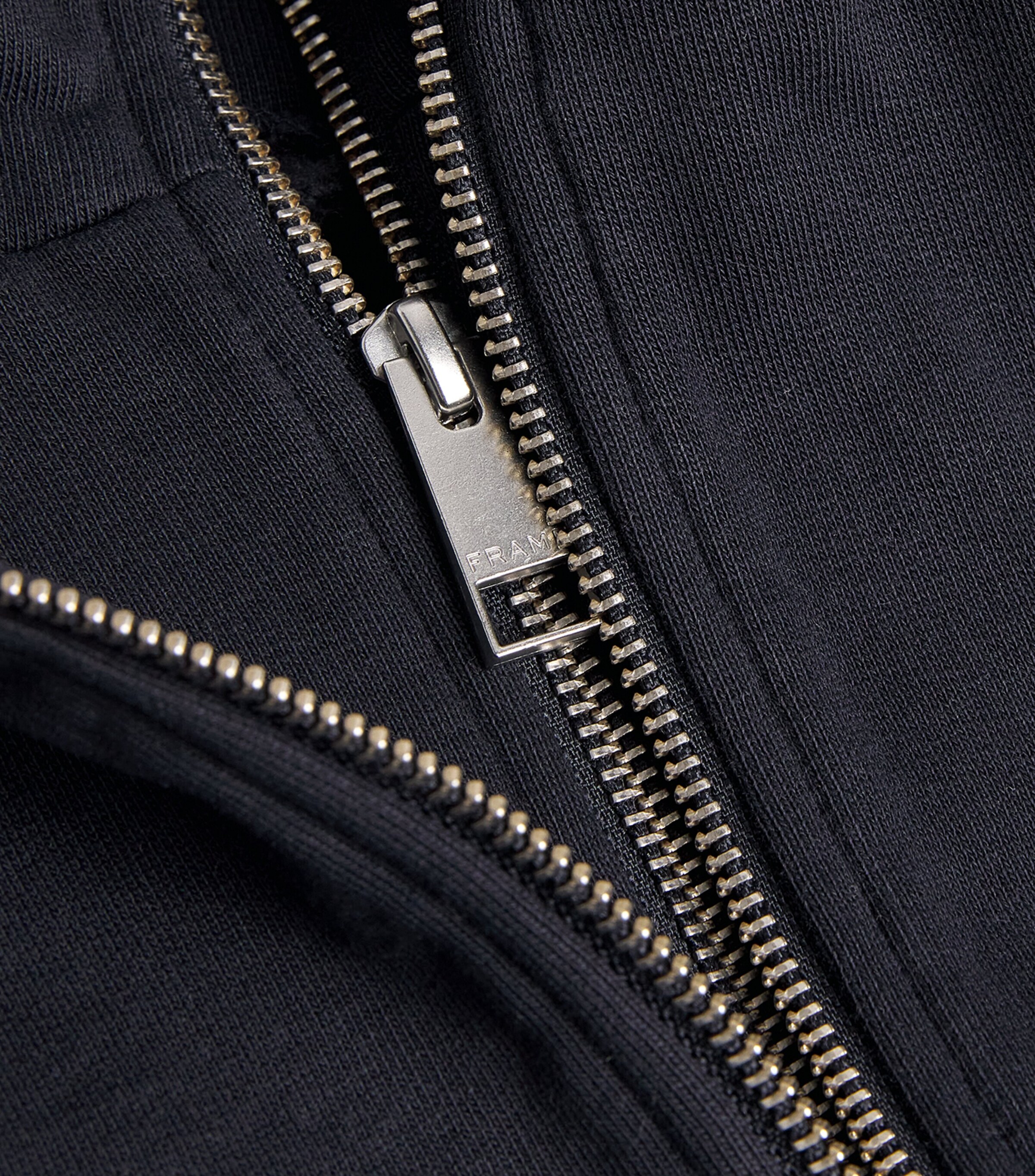 FRAME Womens Cotton-Blend Cropped Sweatshirt Dark Navy Image 5