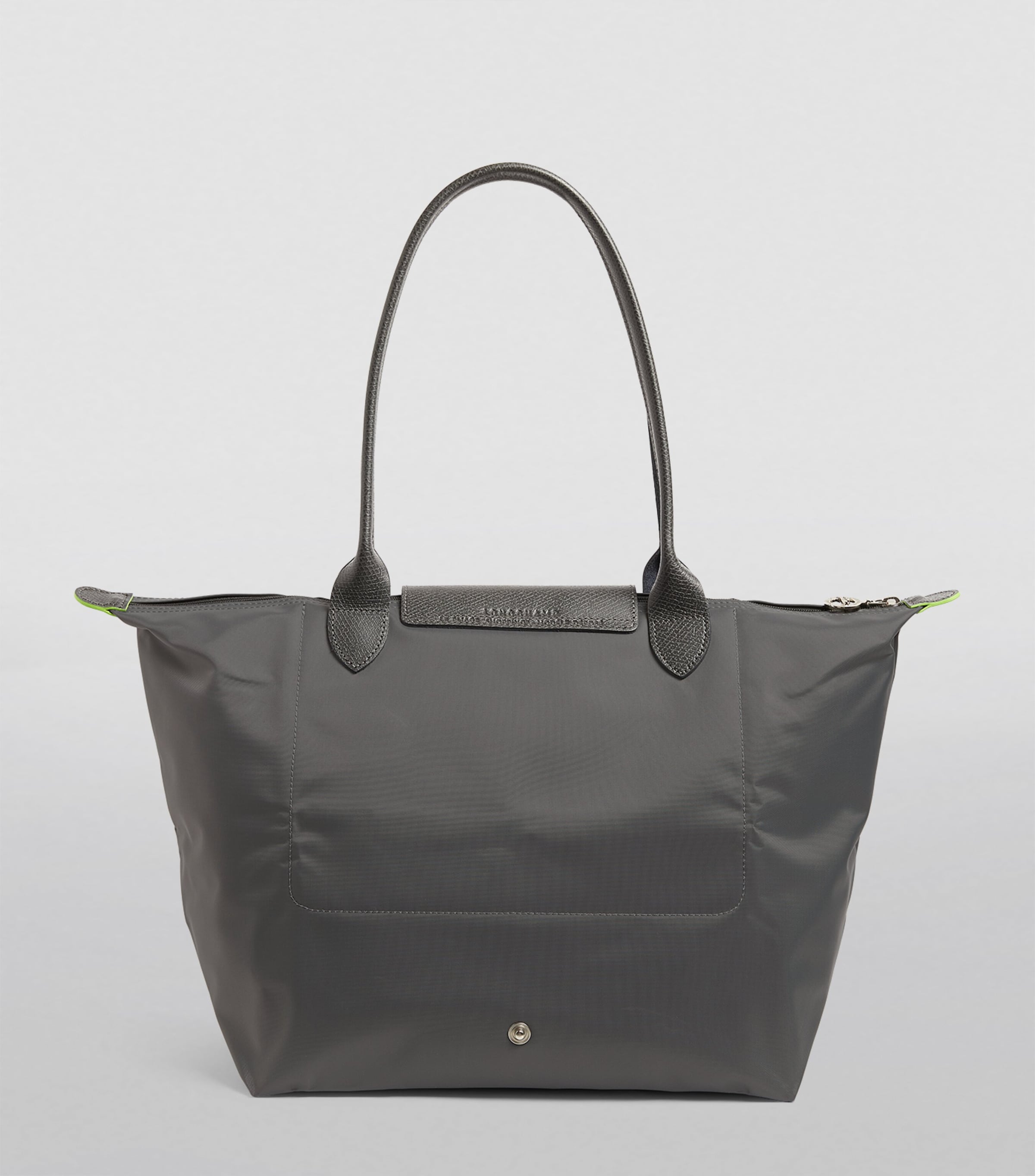 Longchamp Large Le Pliage Green Tote Bag Graphite Image 4